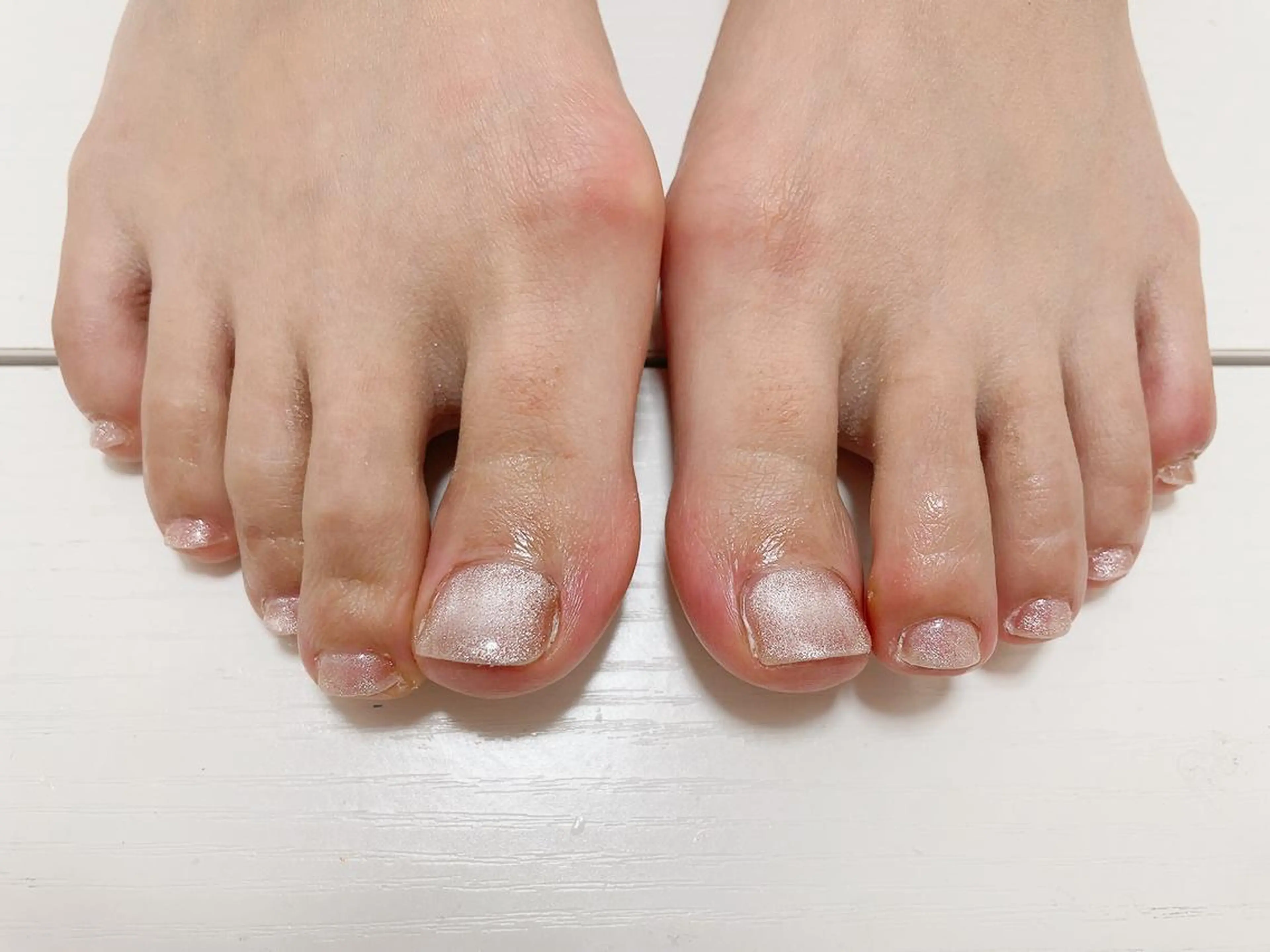 ネイル オーロラネイル フラワーネイル フットネイル フレンチネイル ジェルネイル フットネイル Mogu nail 二子玉川のネイルデザイン