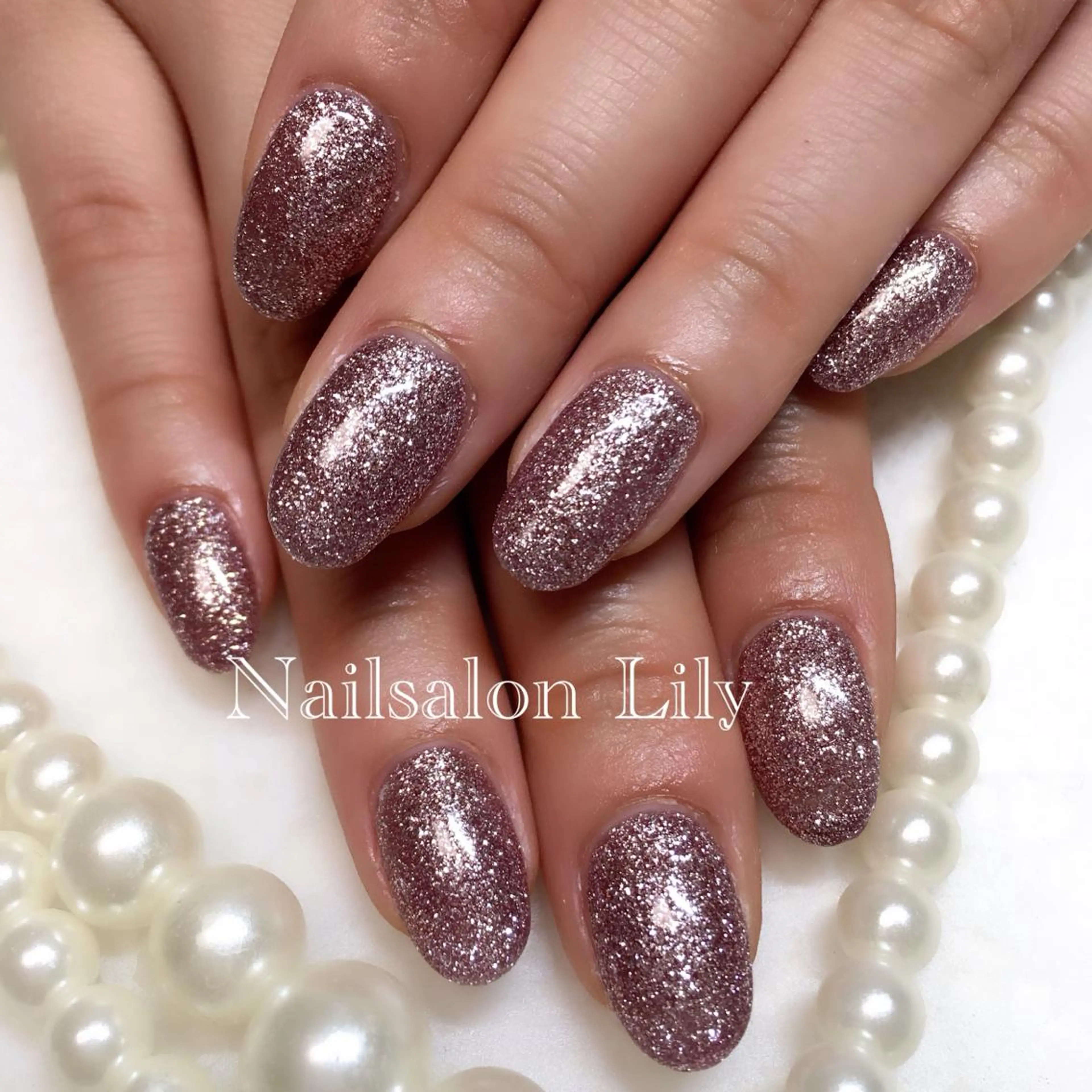 ネイル キラキラネイル Nailsalon Lilyのネイルデザイン