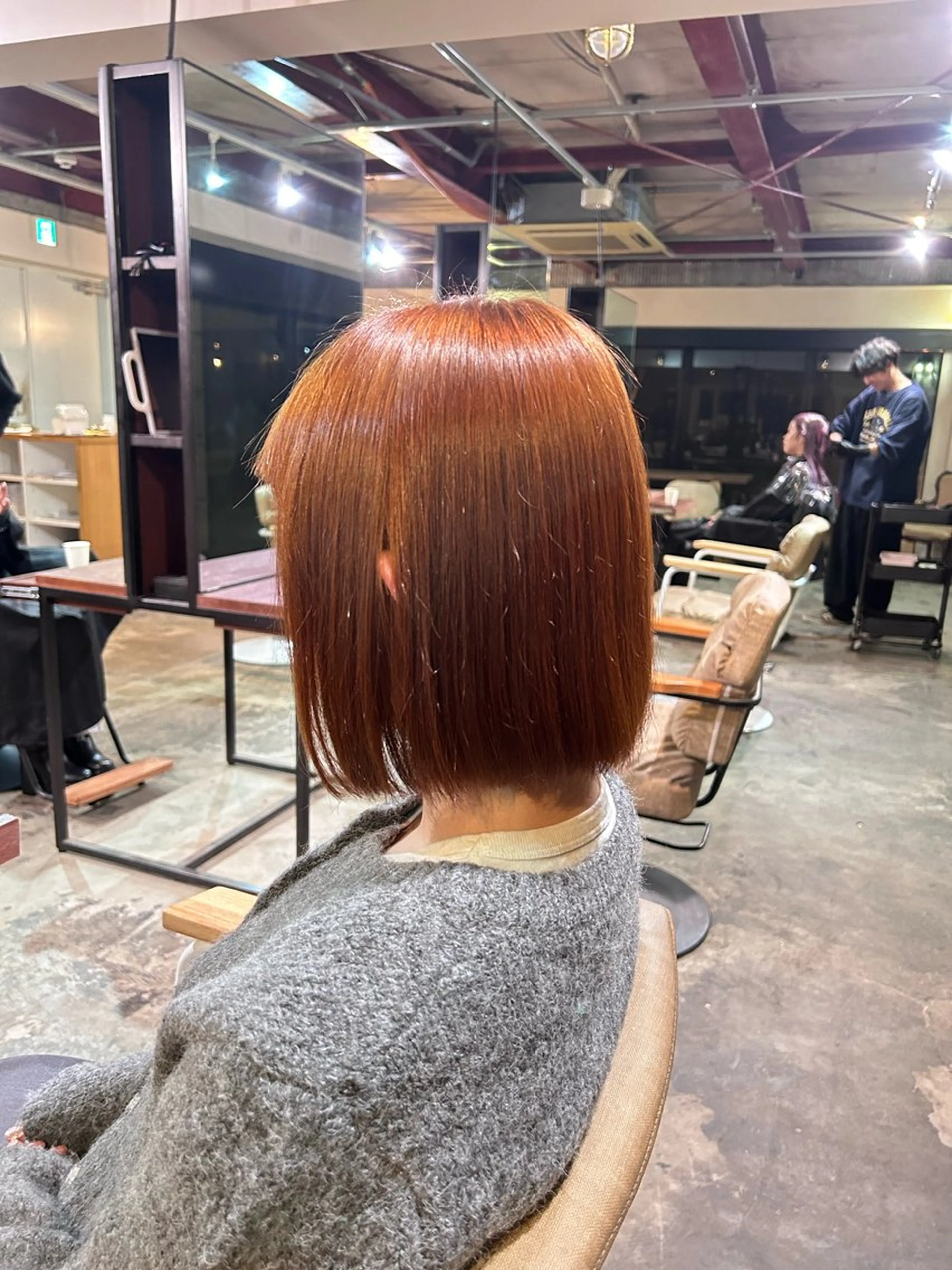 ミディアム カラー ダブルカラー/ 透明感/SHISEIのヘアスタイル