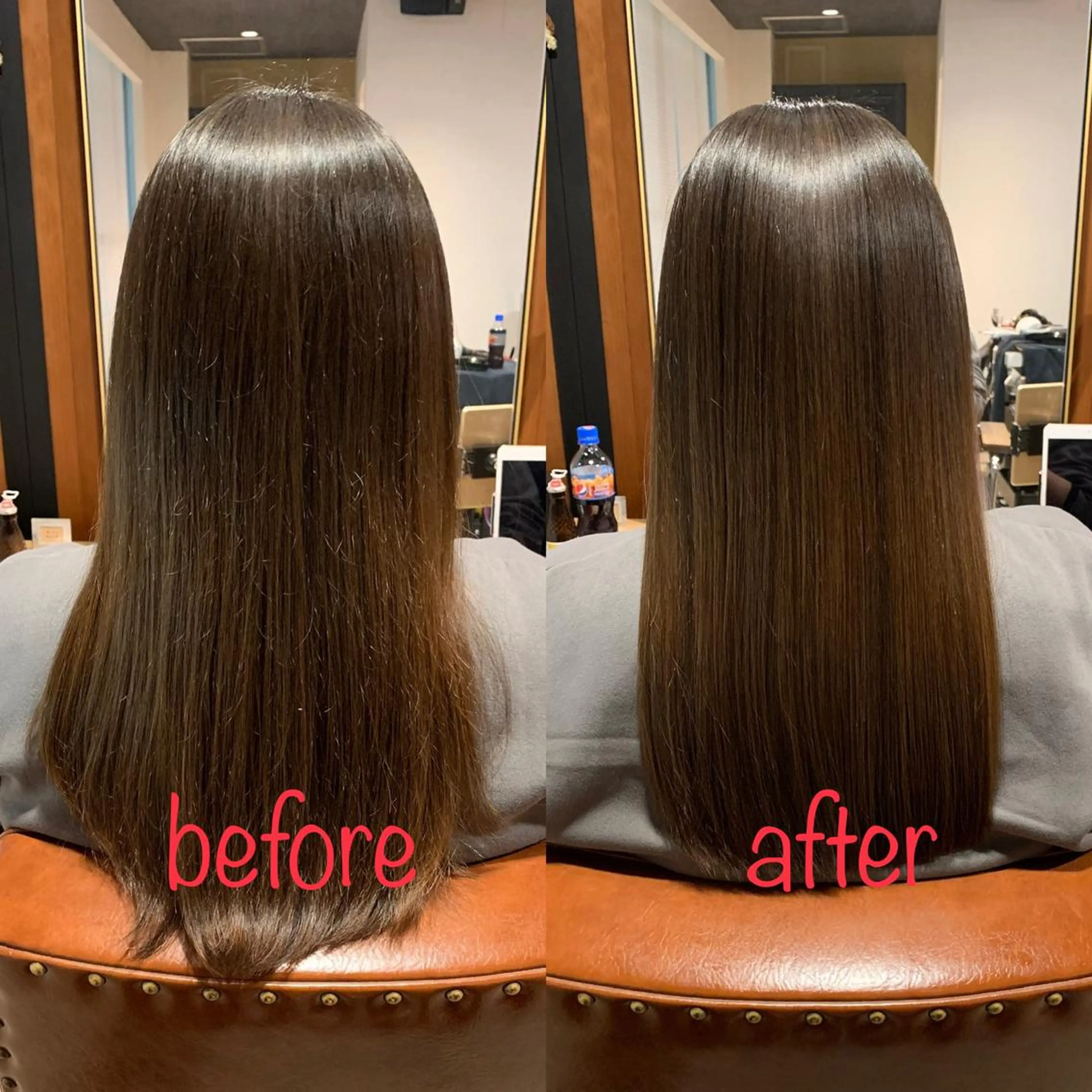 ロング 縮毛矯正&髪質改善 MAILHAIRのヘアスタイル