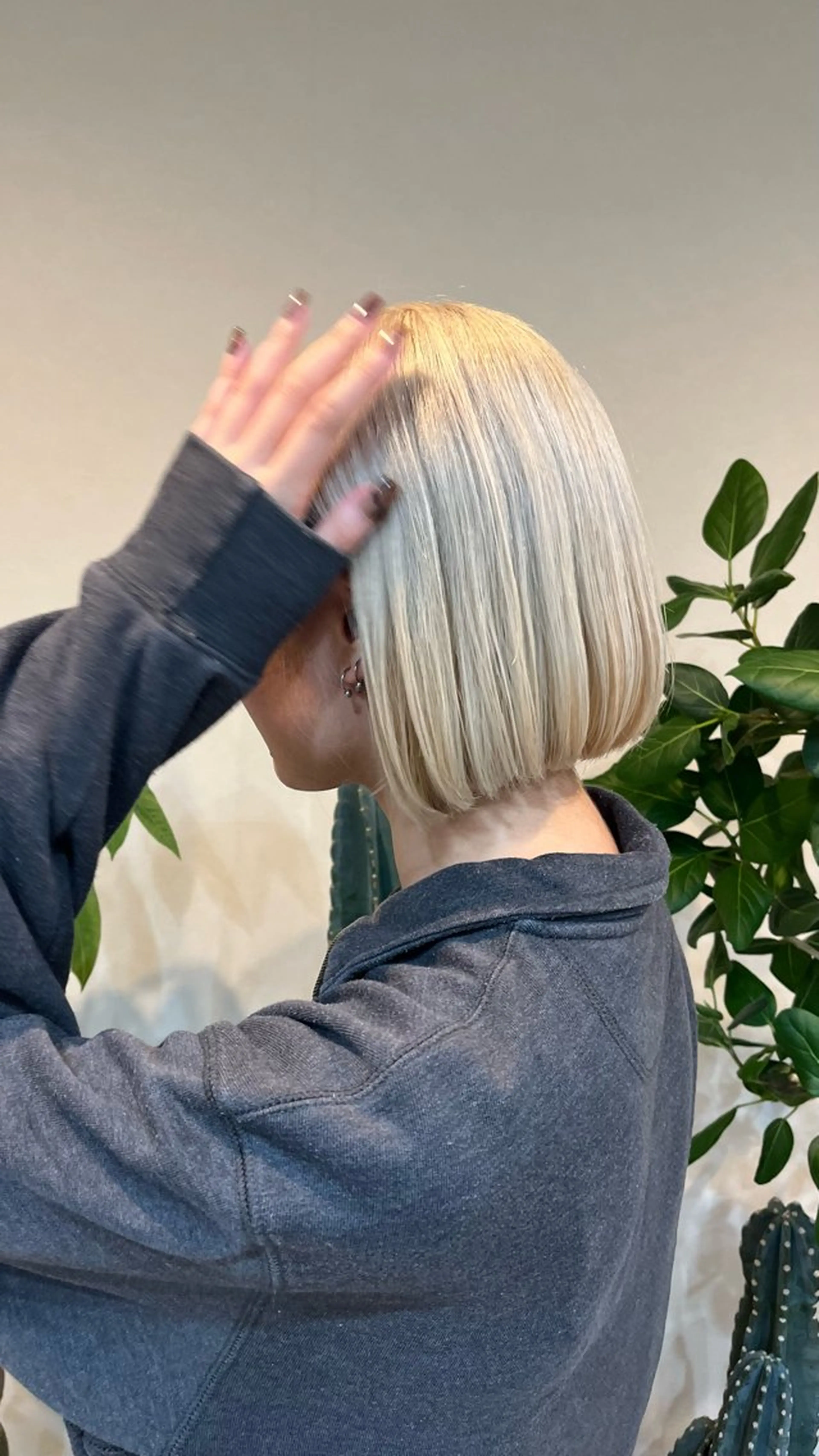 ボブカット🪷／グラボブ／ボブレイヤー／切りっぱなしスタイルの写真