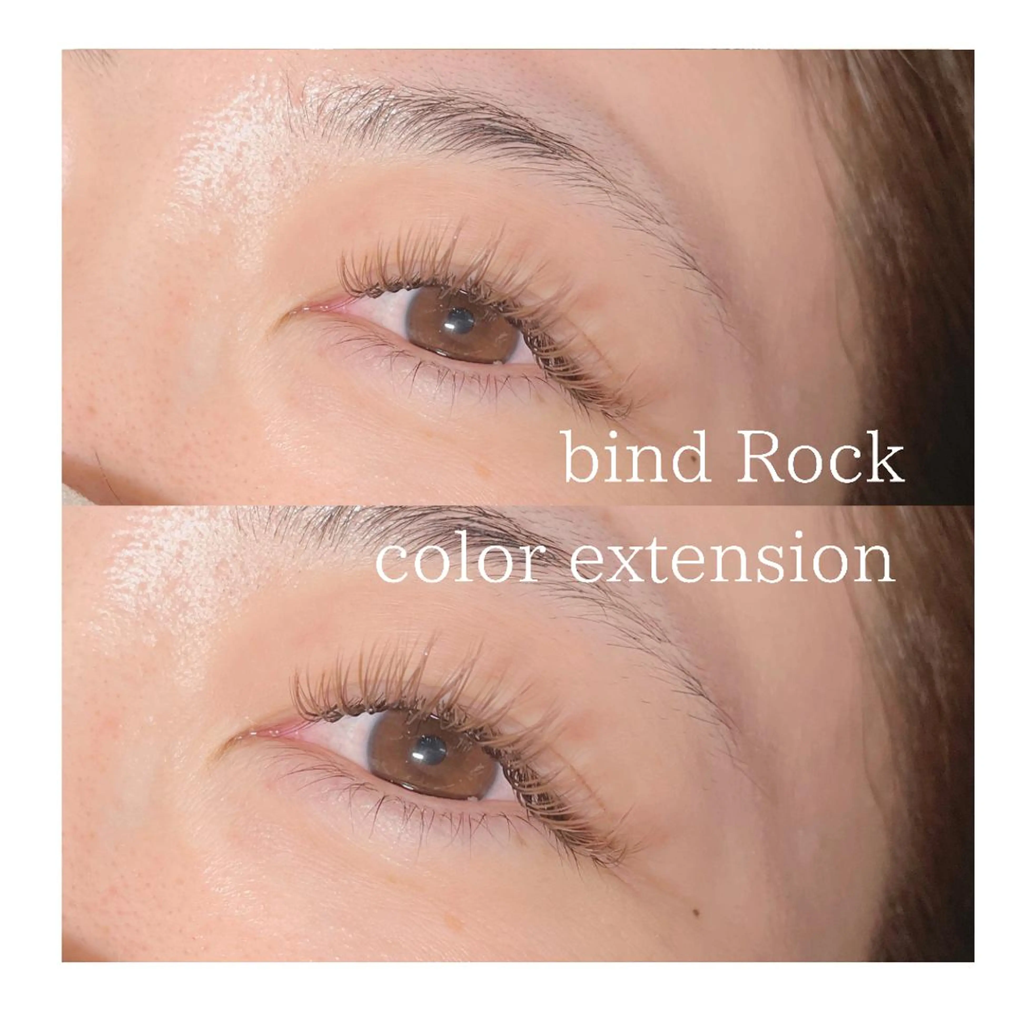 マツエク・マツパ バインドロック カラーマツエク mayu🎀 束感のマツエク・マツパデザイン