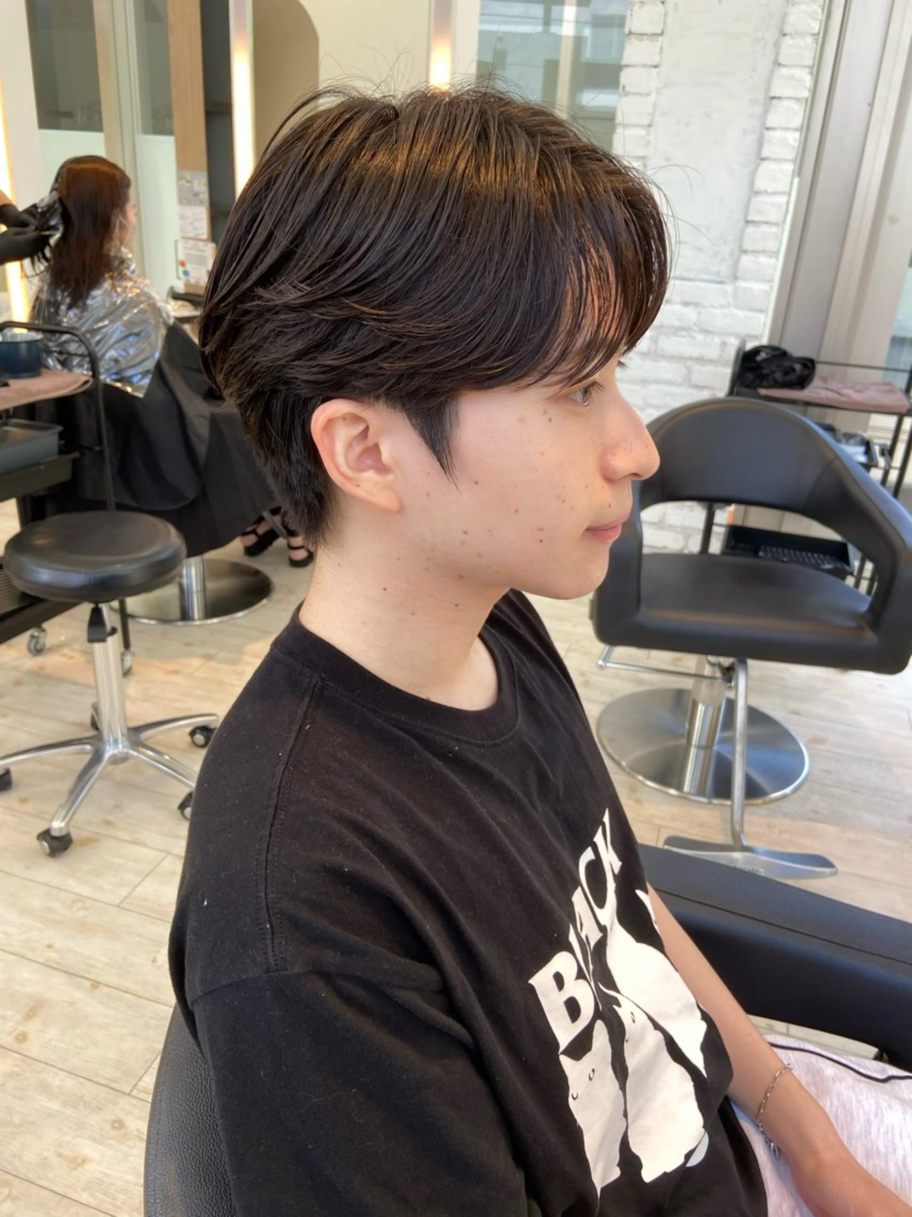 メンズ カルマパーマ メンズパーマ 韓国ヘア/そら レイヤー透明感カラーのヘアスタイル