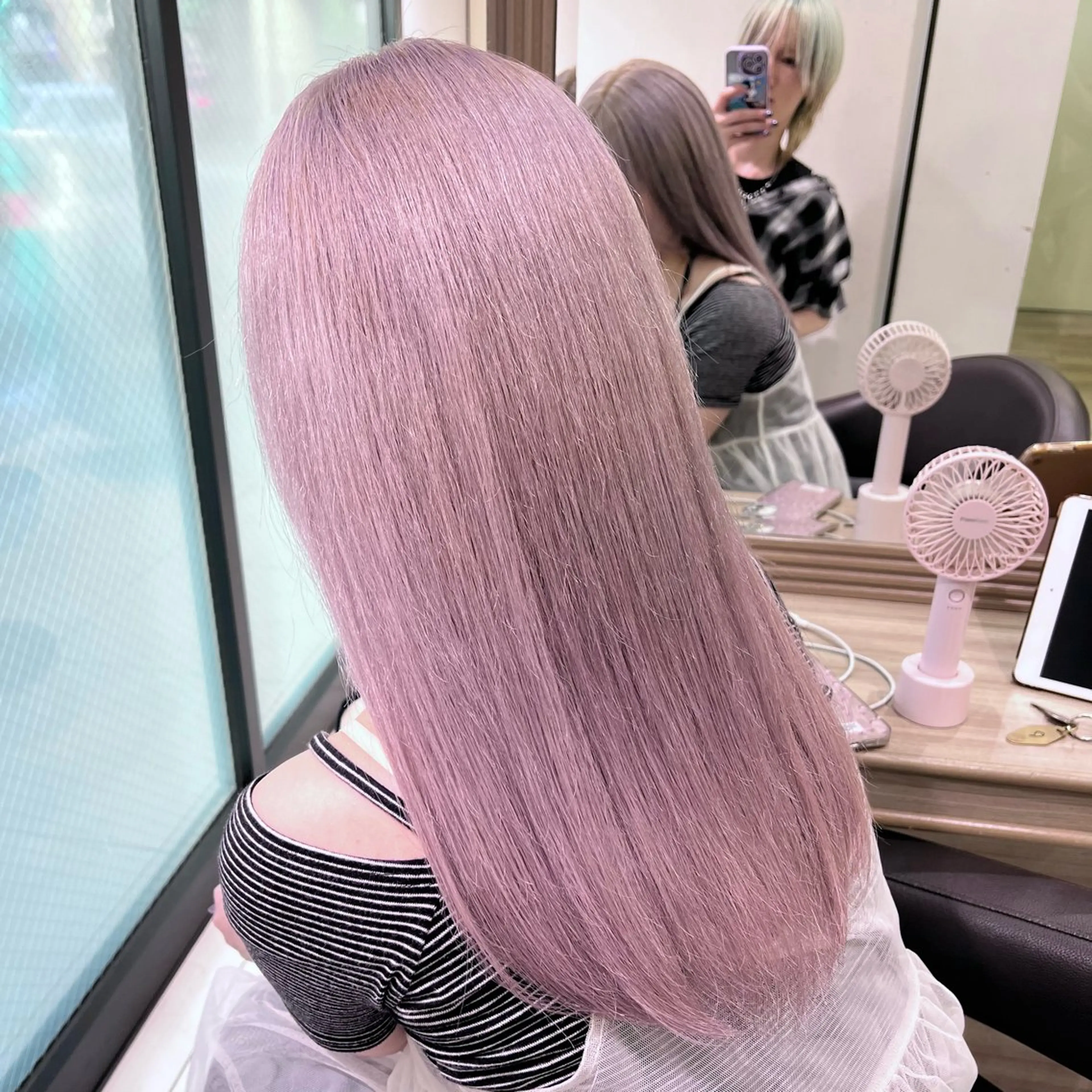 セミロング ヘアカラー トリートメント ブリーチ/デザイン 💎ryuyaのヘアスタイル