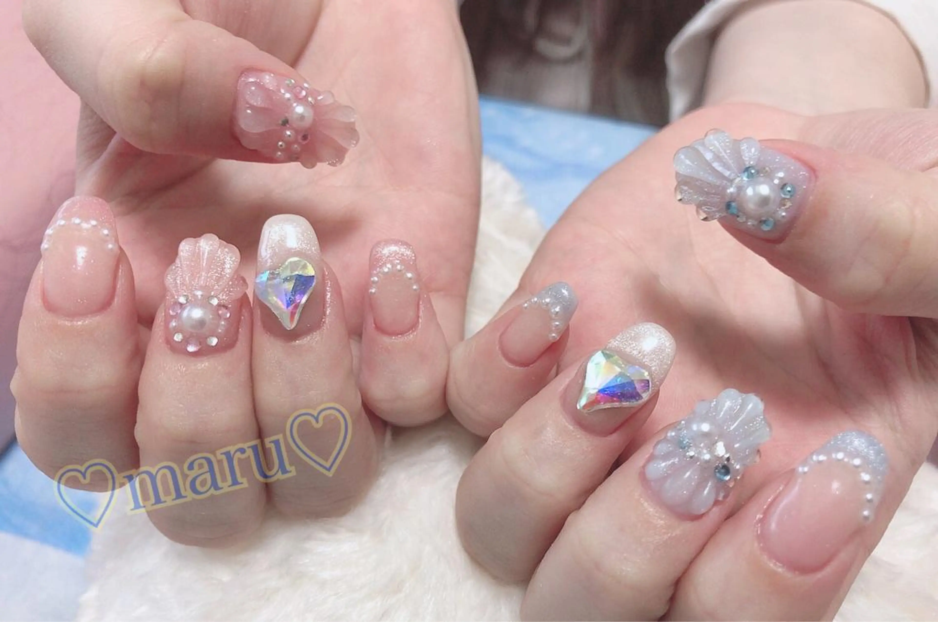 ネイル ハンドネイル フットネイル まるみ ♡のネイルデザイン