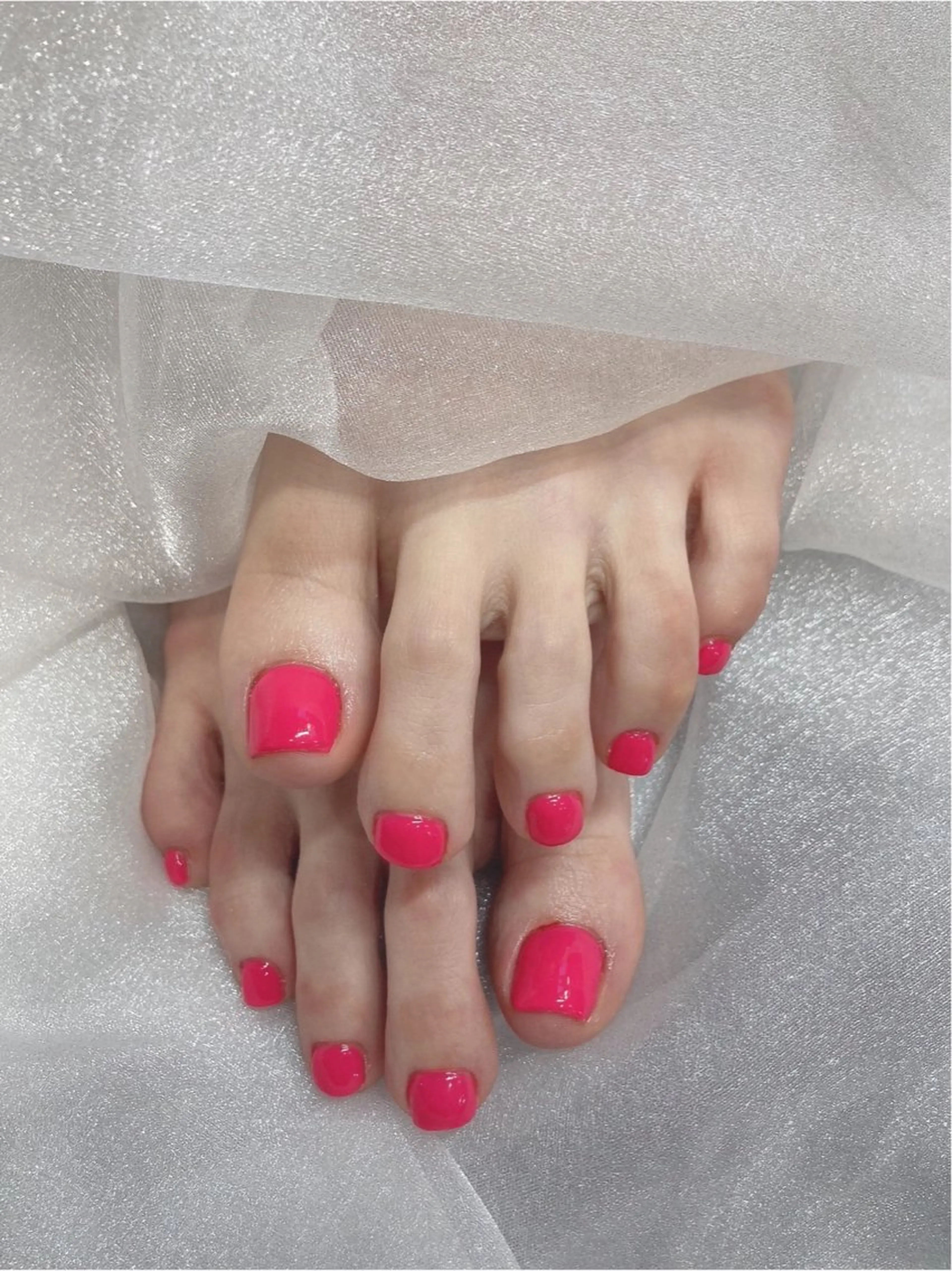 ネイル フットネイル ワンカラーネイル ビューティーサロン  MIYAVI所属・浅草MVYAVI うかのネイルデザイン