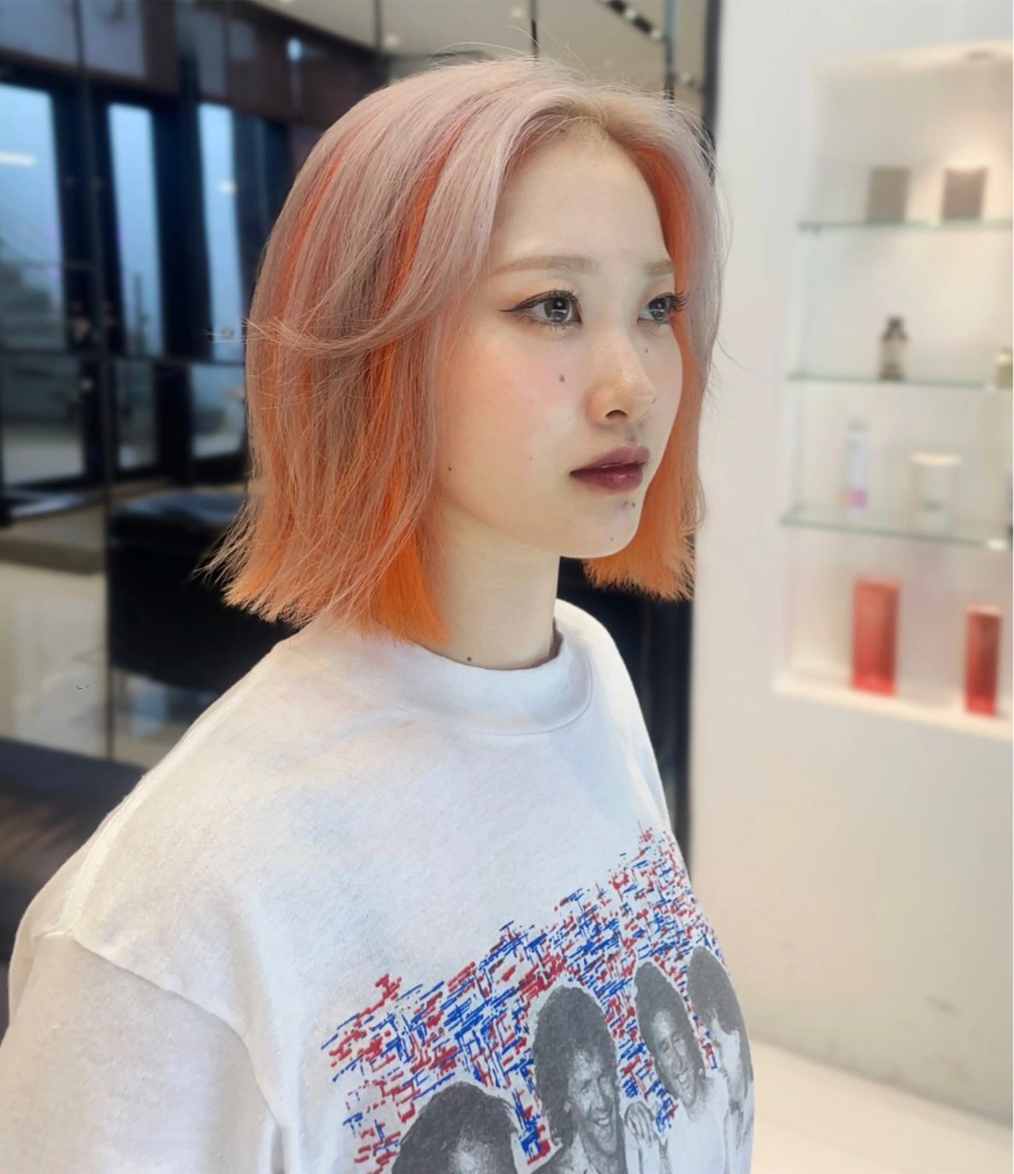 ミディアム ヘアカラー トリートメント ヘアセット keen 吉祥寺所属・【韓国❤️海外ヘア】 AYAKAのヘアスタイル