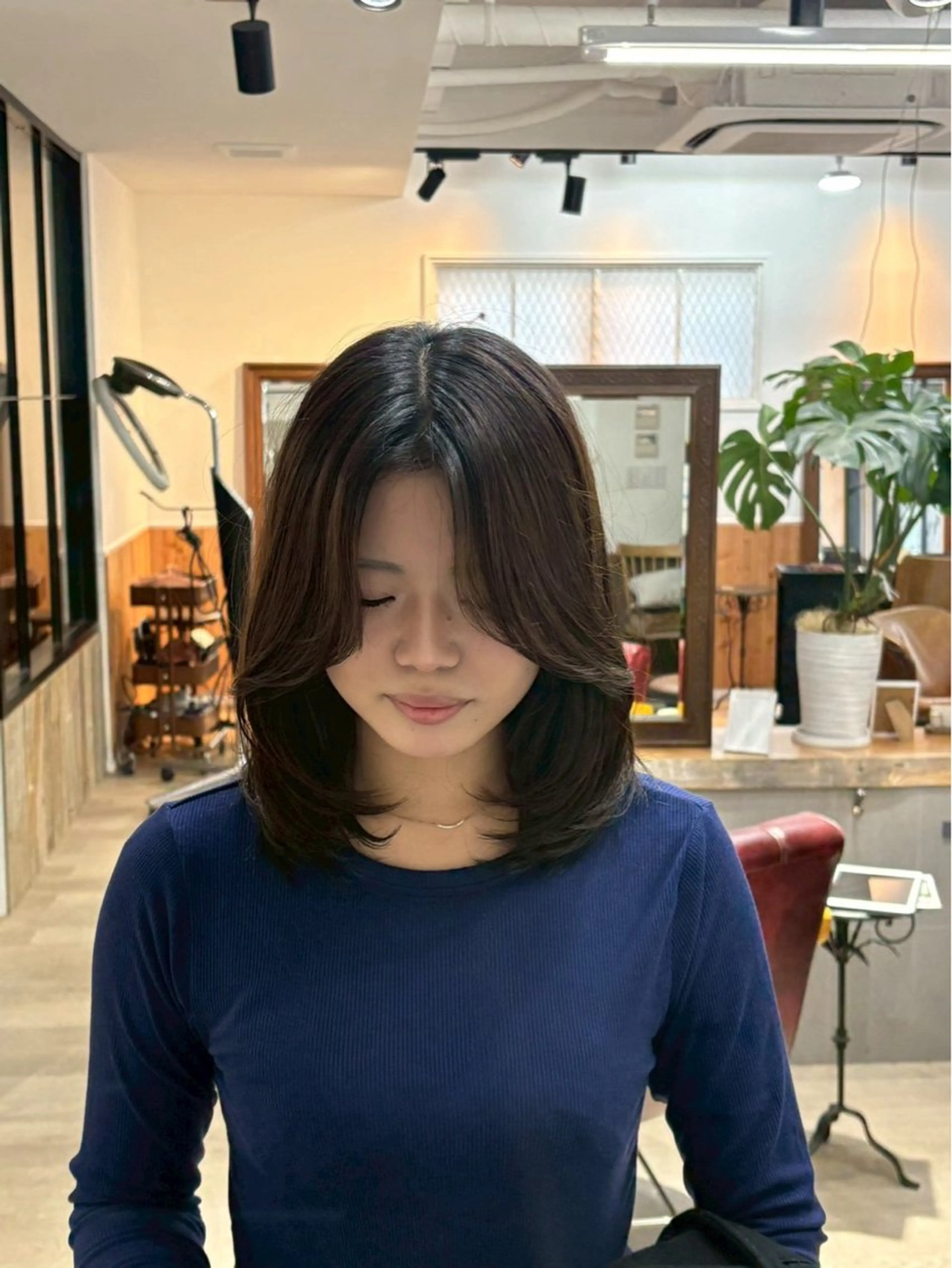 ミディアム カラー レイヤーカット カット ヘアカラー トリートメント 全世代通いやすい /Lumi/ルミのヘアスタイル