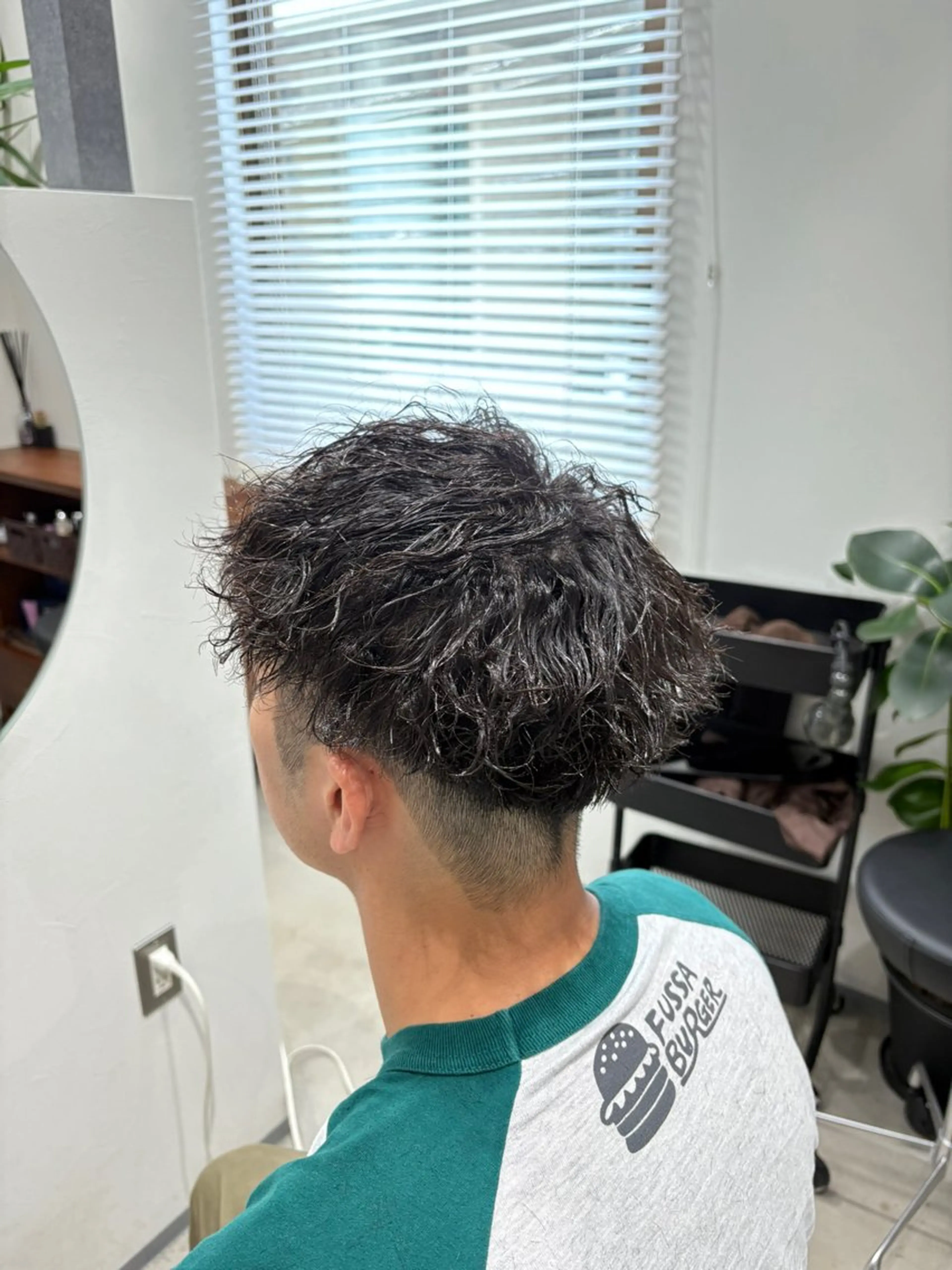 ショート パーマ メンズ ボブ/レイヤー /河内温太のヘアスタイル