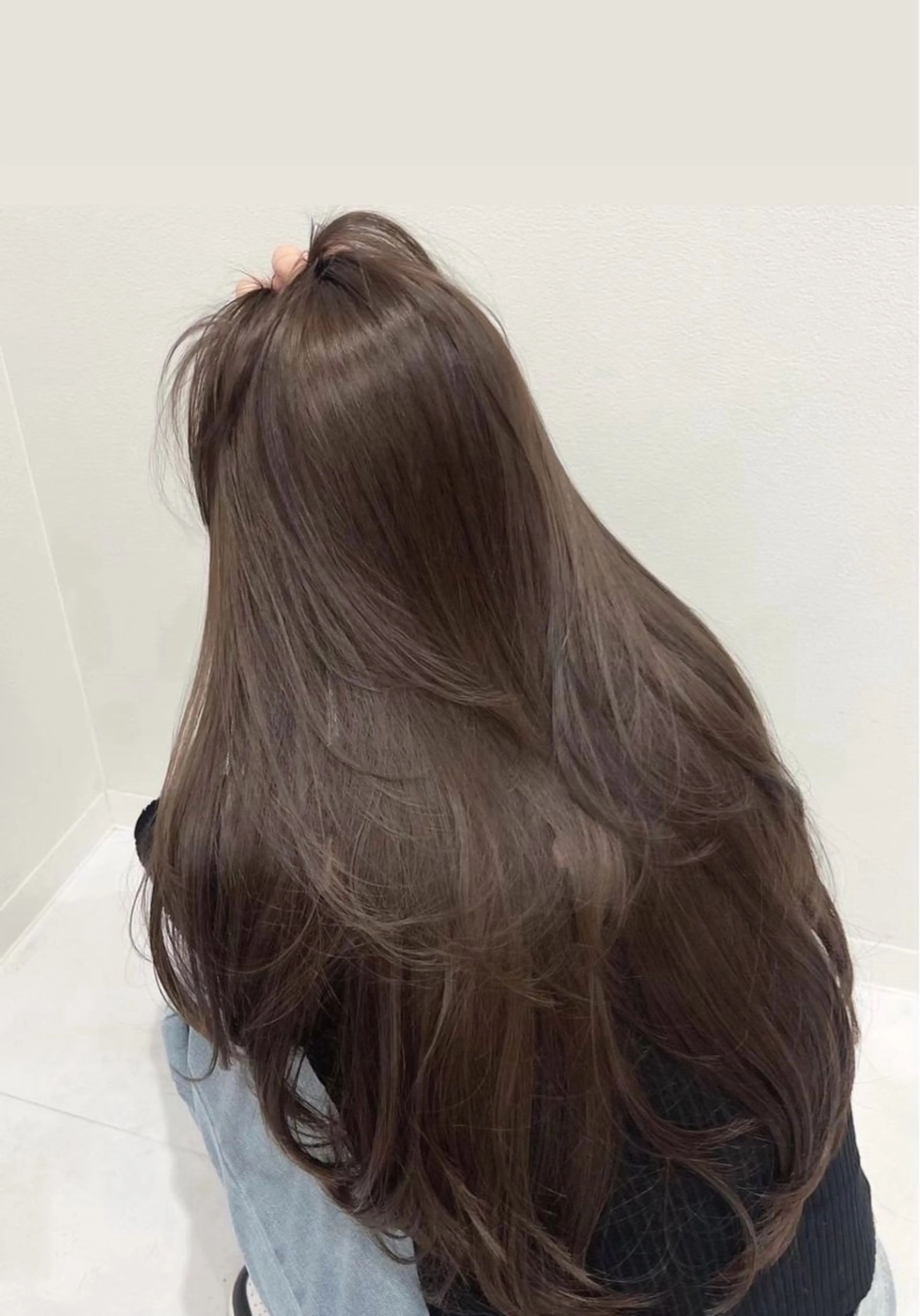 ロング カラー カット ヘアカラー トリートメント ᴀɴᴊɪ♡韓国eye .hair/京都🎀のマツエク・マツパデザイン