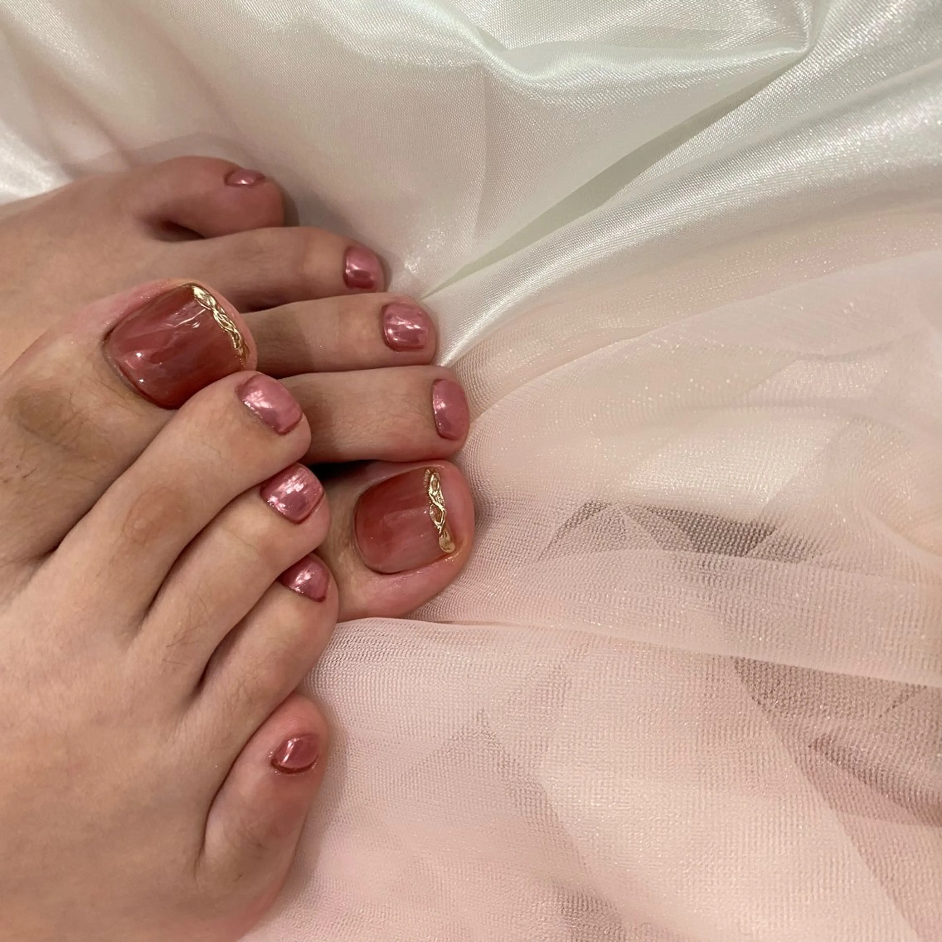 ネイル フットネイル ニュアンスネイル Limie by May's ciel所属・【Limie】 nanaのネイルデザイン