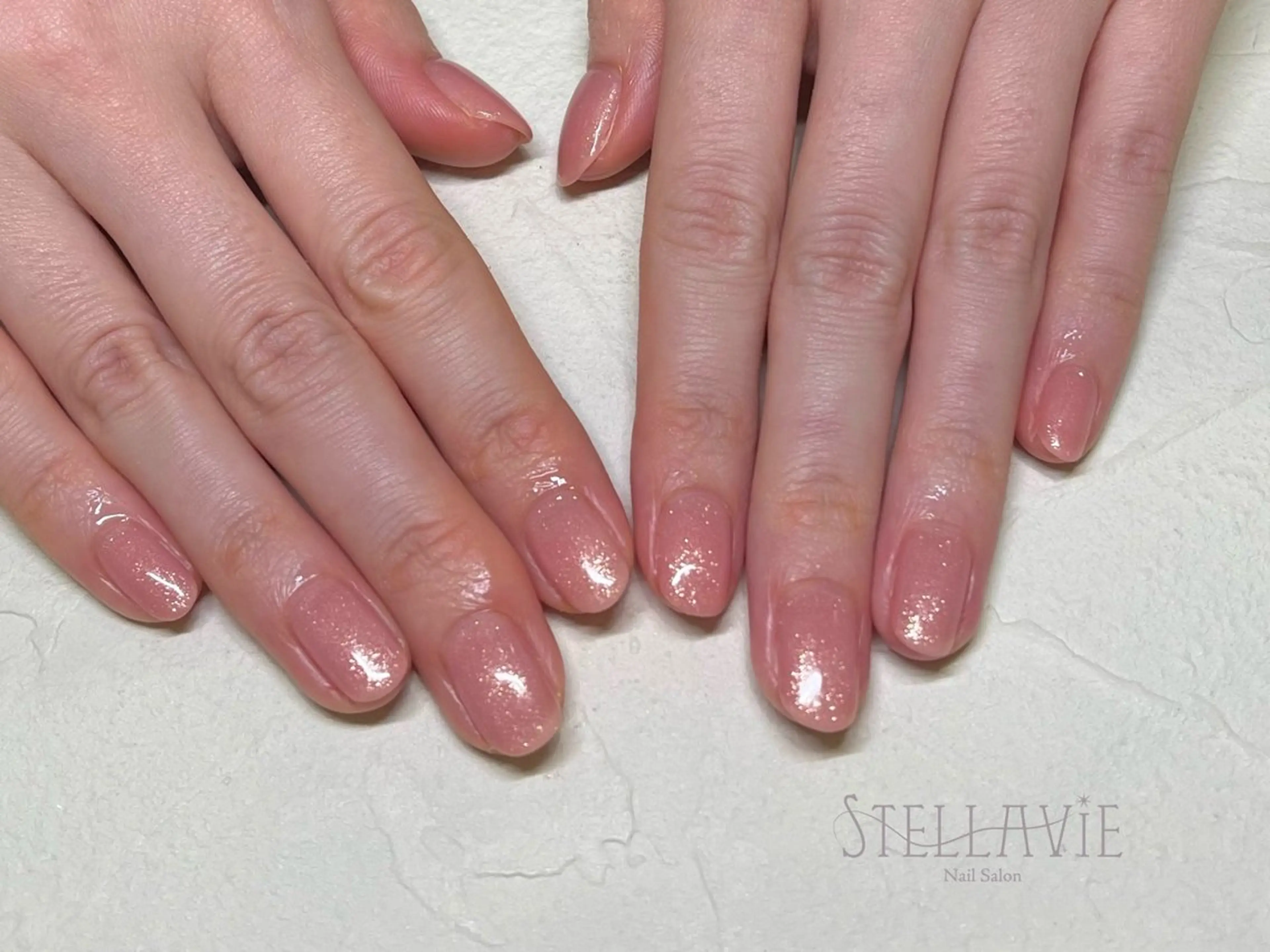 ネイル ジェルネイル ワンカラーネイル Stellavie Kashimaのネイルデザイン