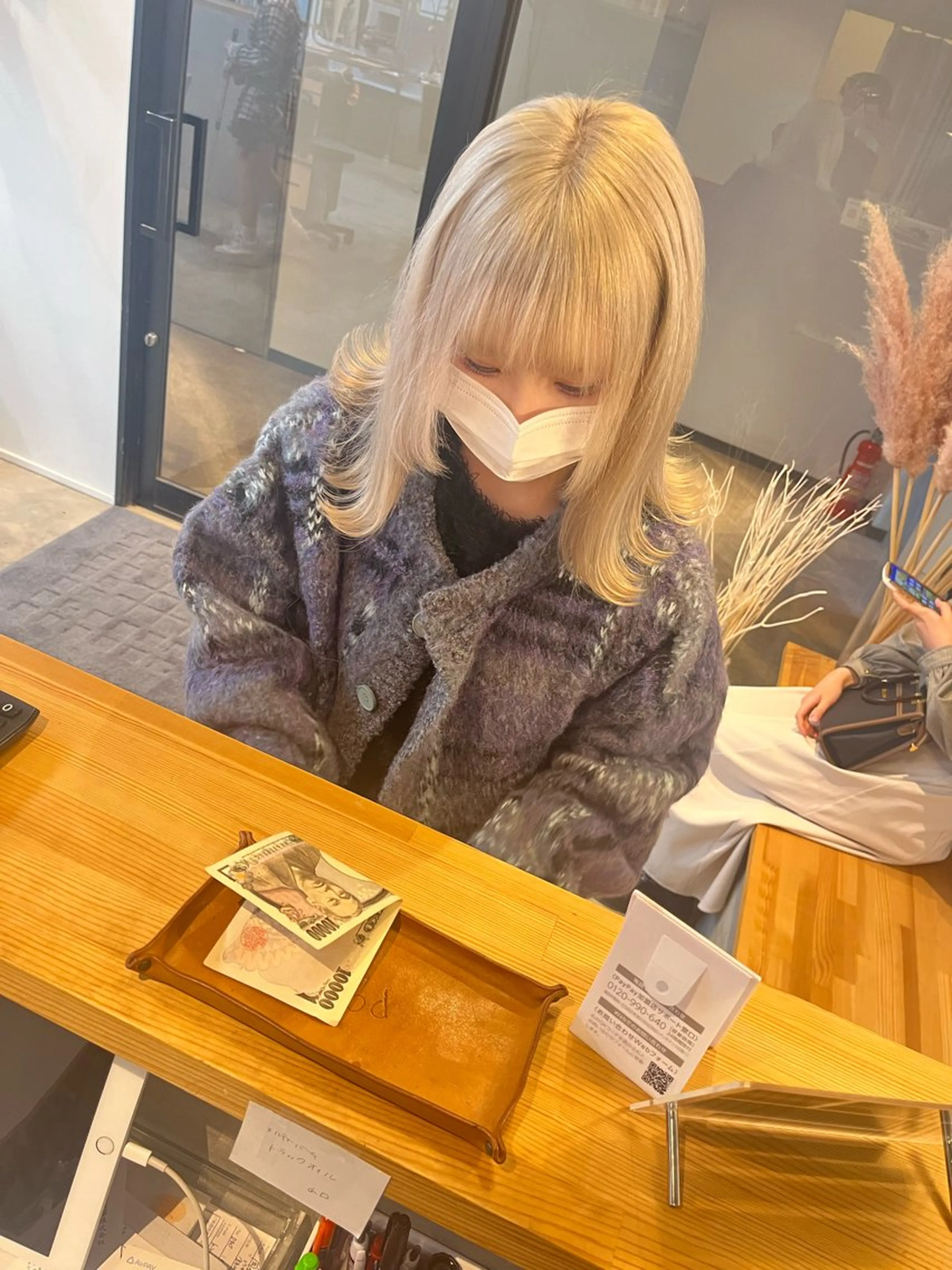 ミディアム カラー ヘアカラー ハイトーンカラ ー/小川のヘアスタイル