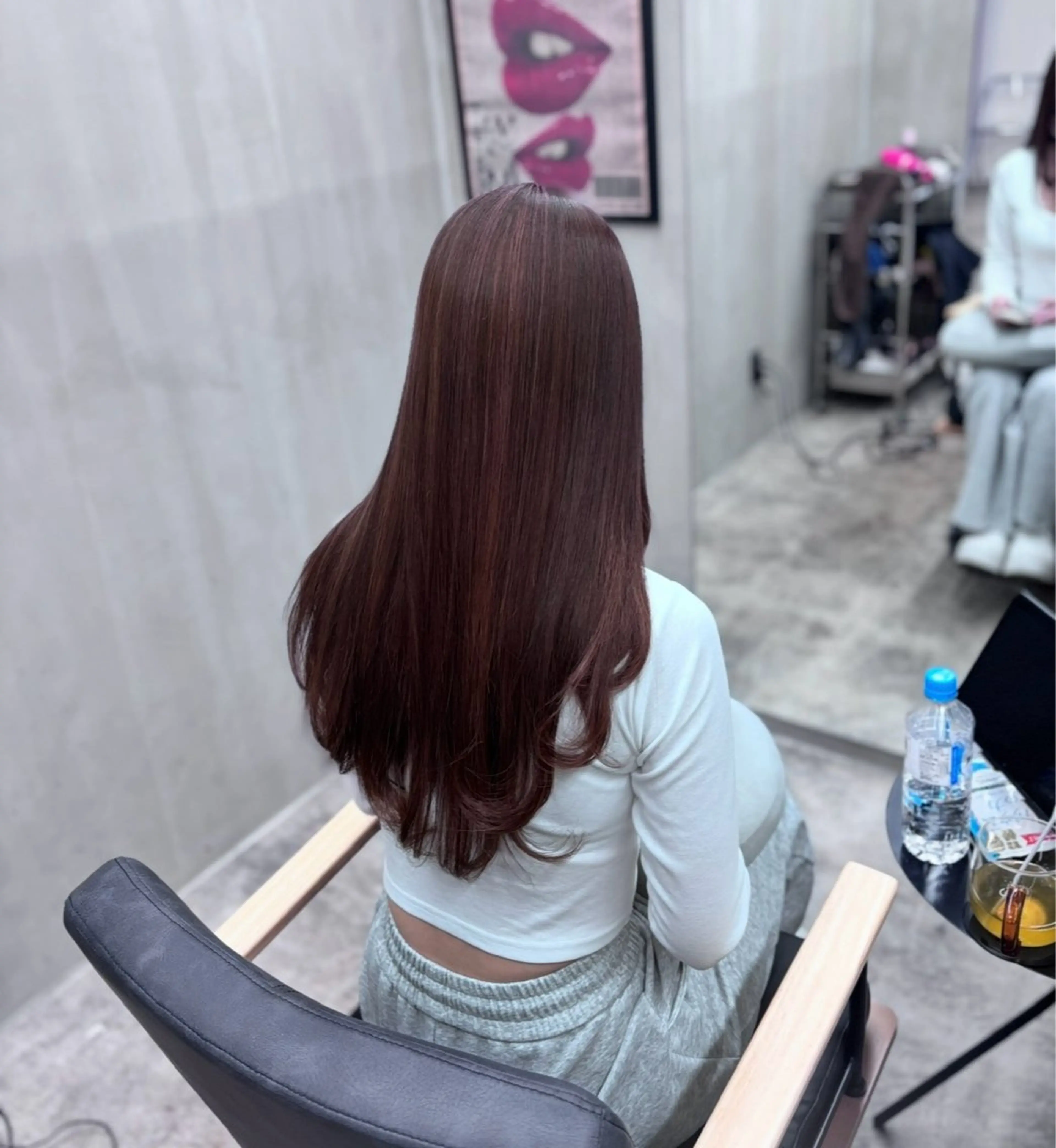 【🎀🦄🎶平日限定🎀🦄🎶】ブリーチなしで盛れる✨ツヤ感透明感ワンカラー🩵🫧の写真