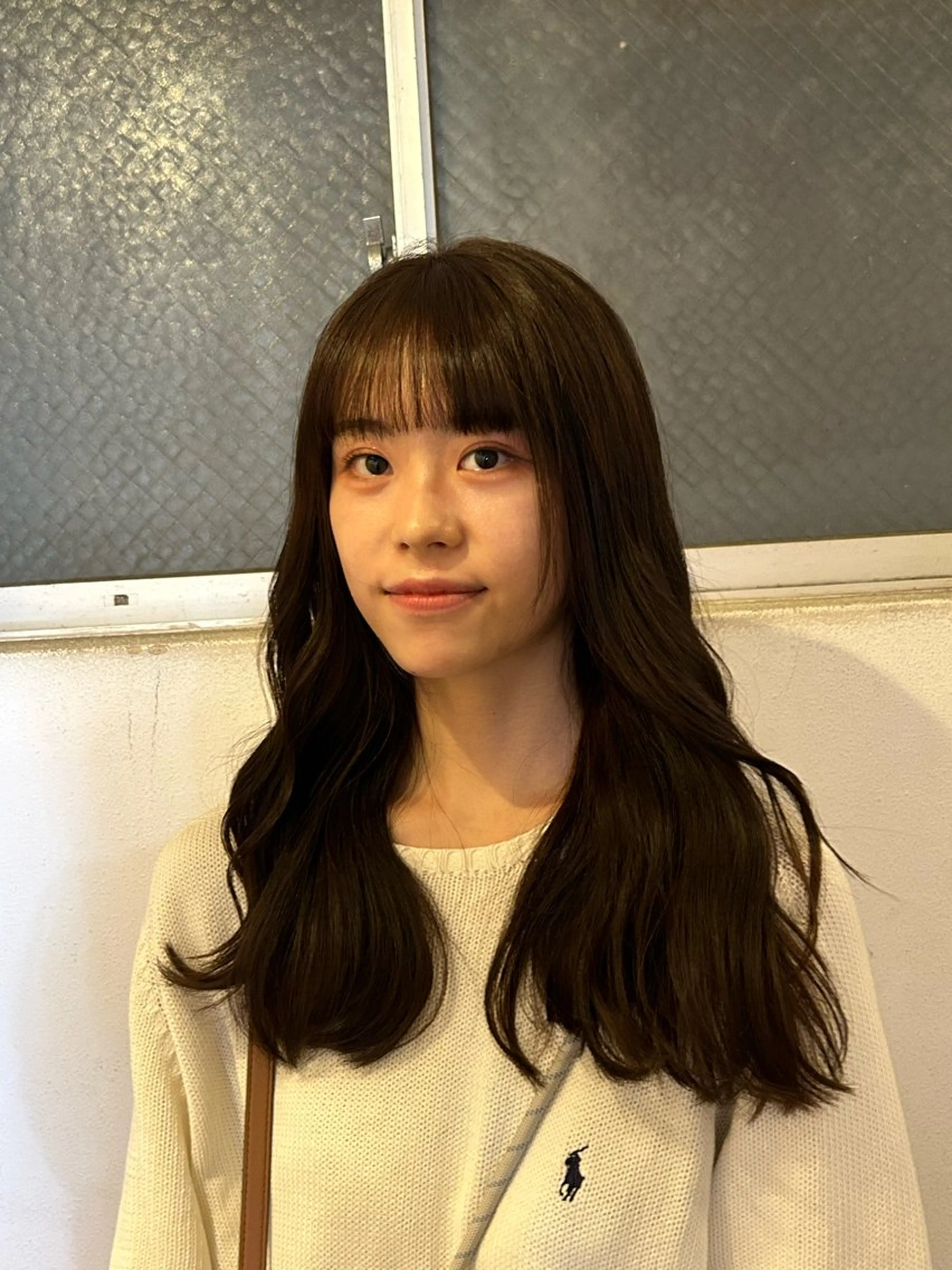 ロング カラー ヘアアレンジ カット ヘアカラー トリートメント 愛結 暖色カラー🎀🩰のヘアスタイル