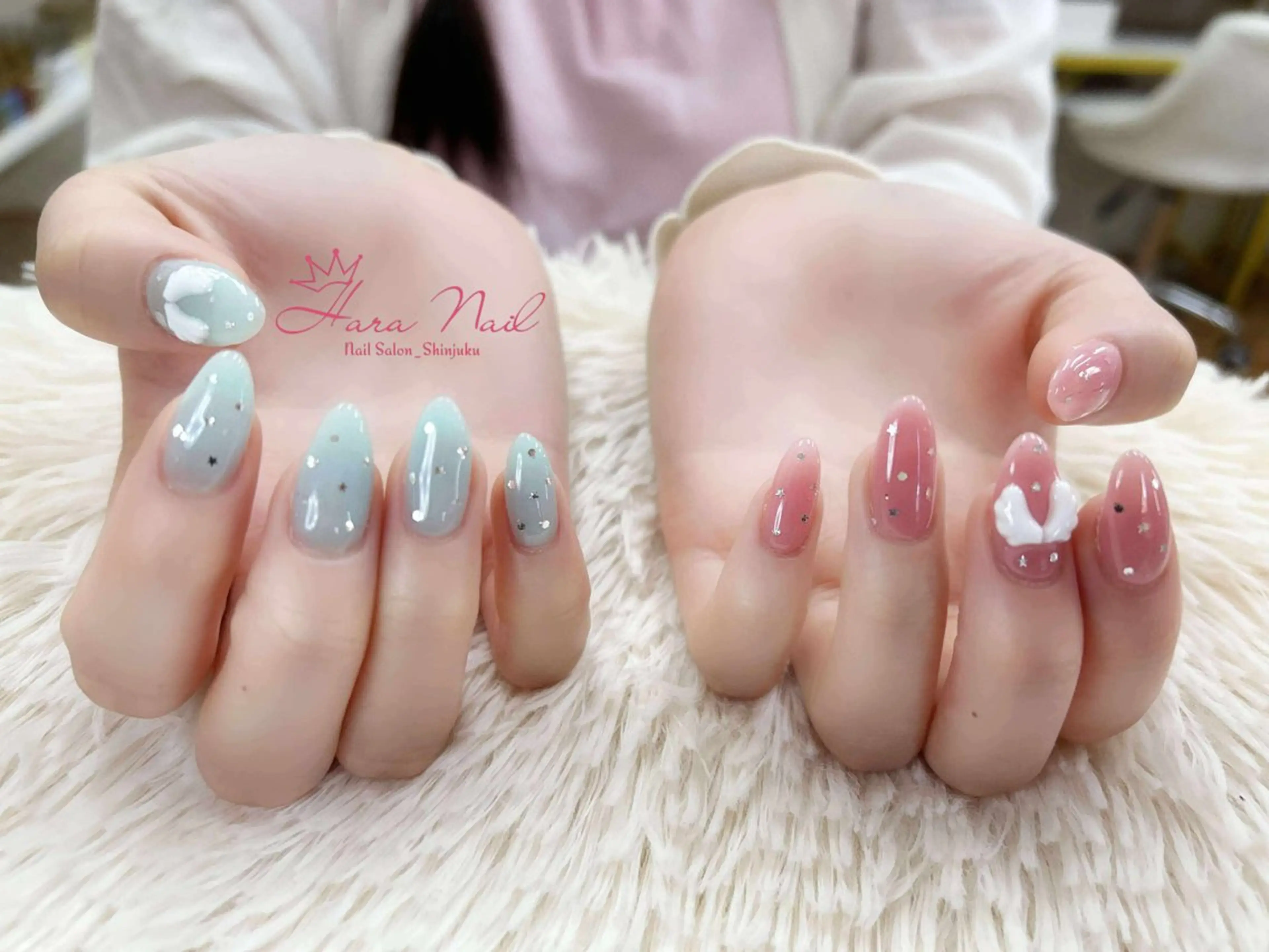 ネイル ジェルネイル 持ち込み パラジェル ハンドネイル ハンドケア Hara Nail 【パラジェル使用】のネイルデザイン