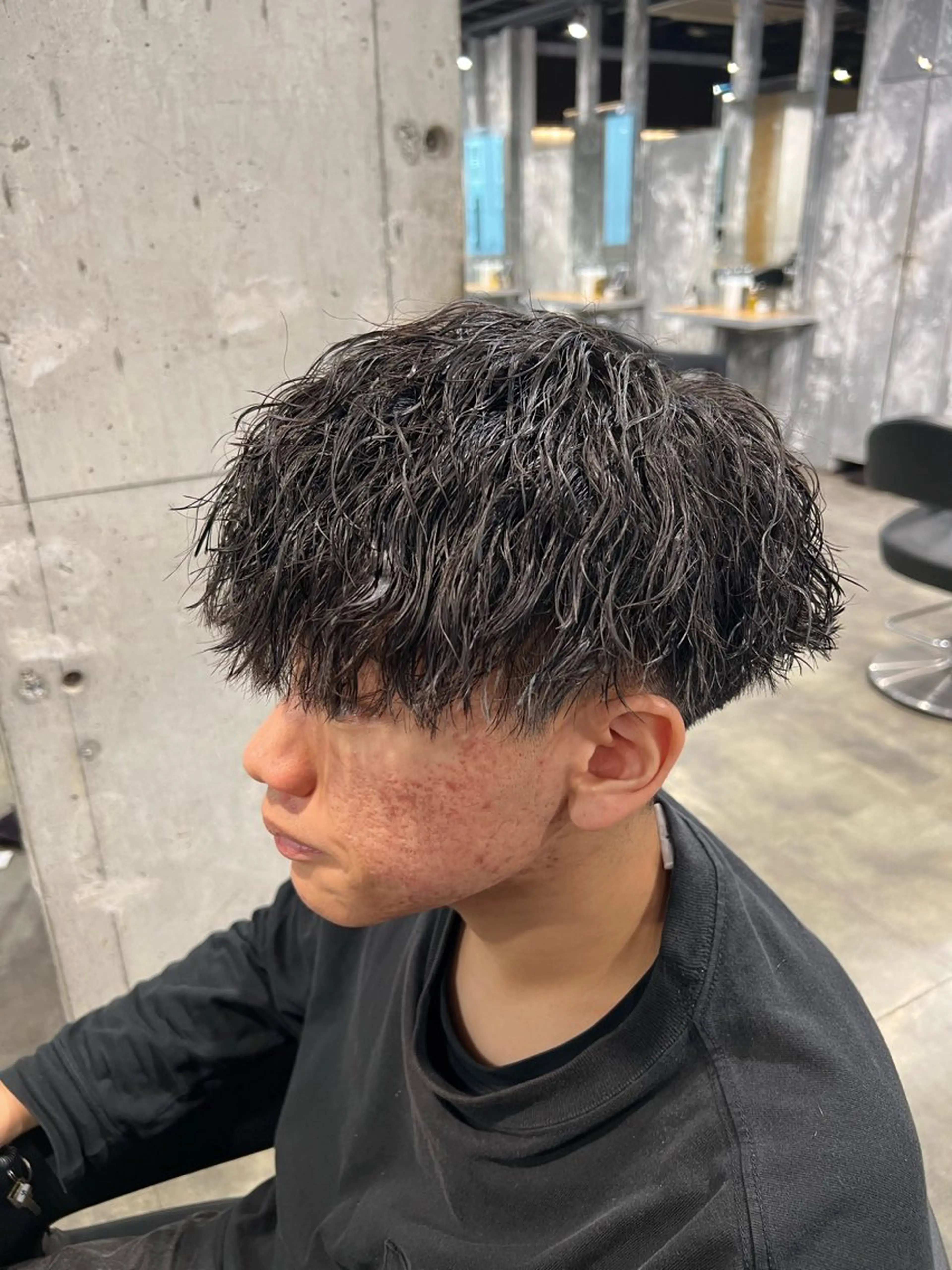 ショート カラー パーマ ヘアアレンジ メンズ キッズ 🔷横浜1のパーマ 職人🔷将太郎のヘアスタイル
