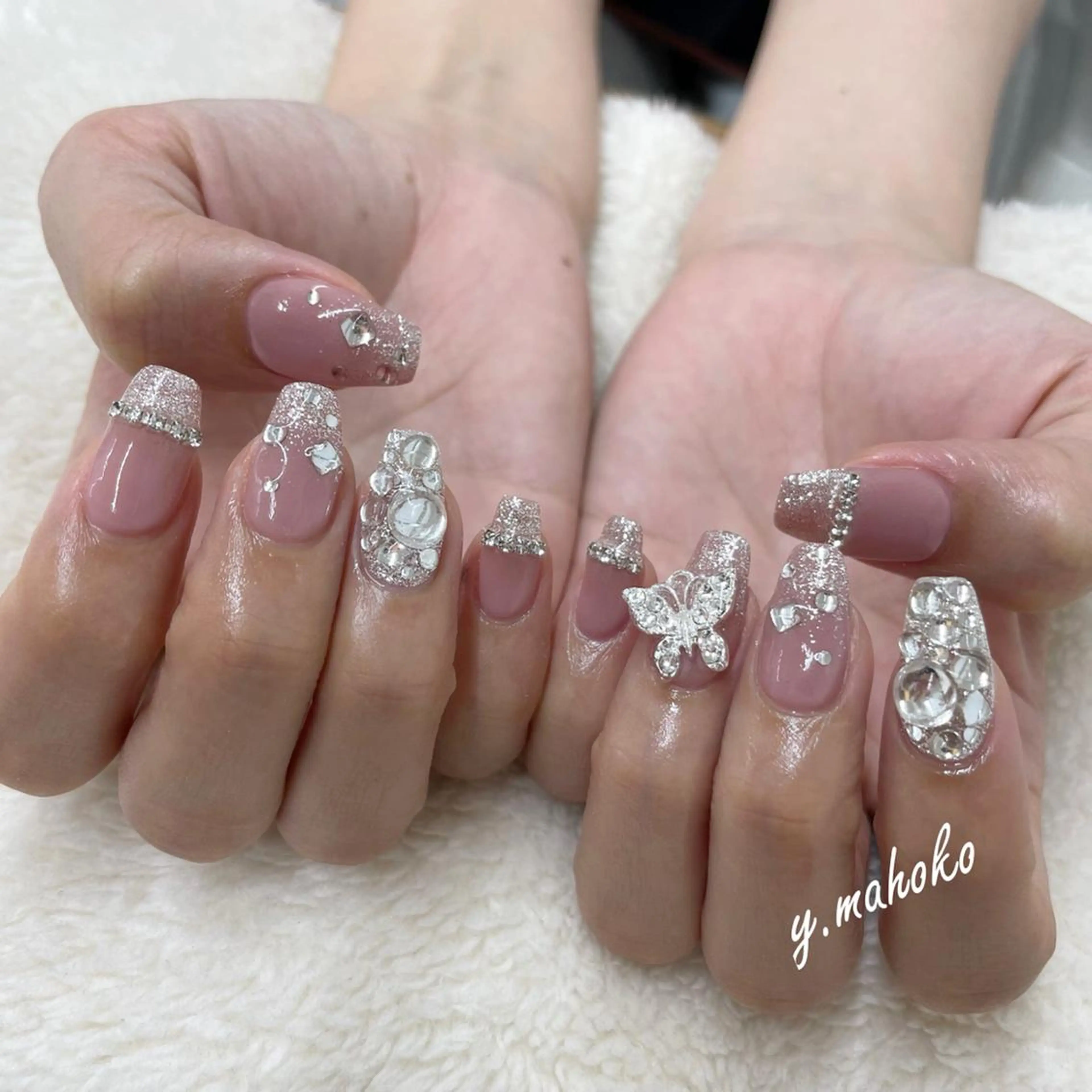 ネイル ハンドネイル She nail studio 原宿所属・パラジェル有/ スカルプ/mahoのネイルデザイン