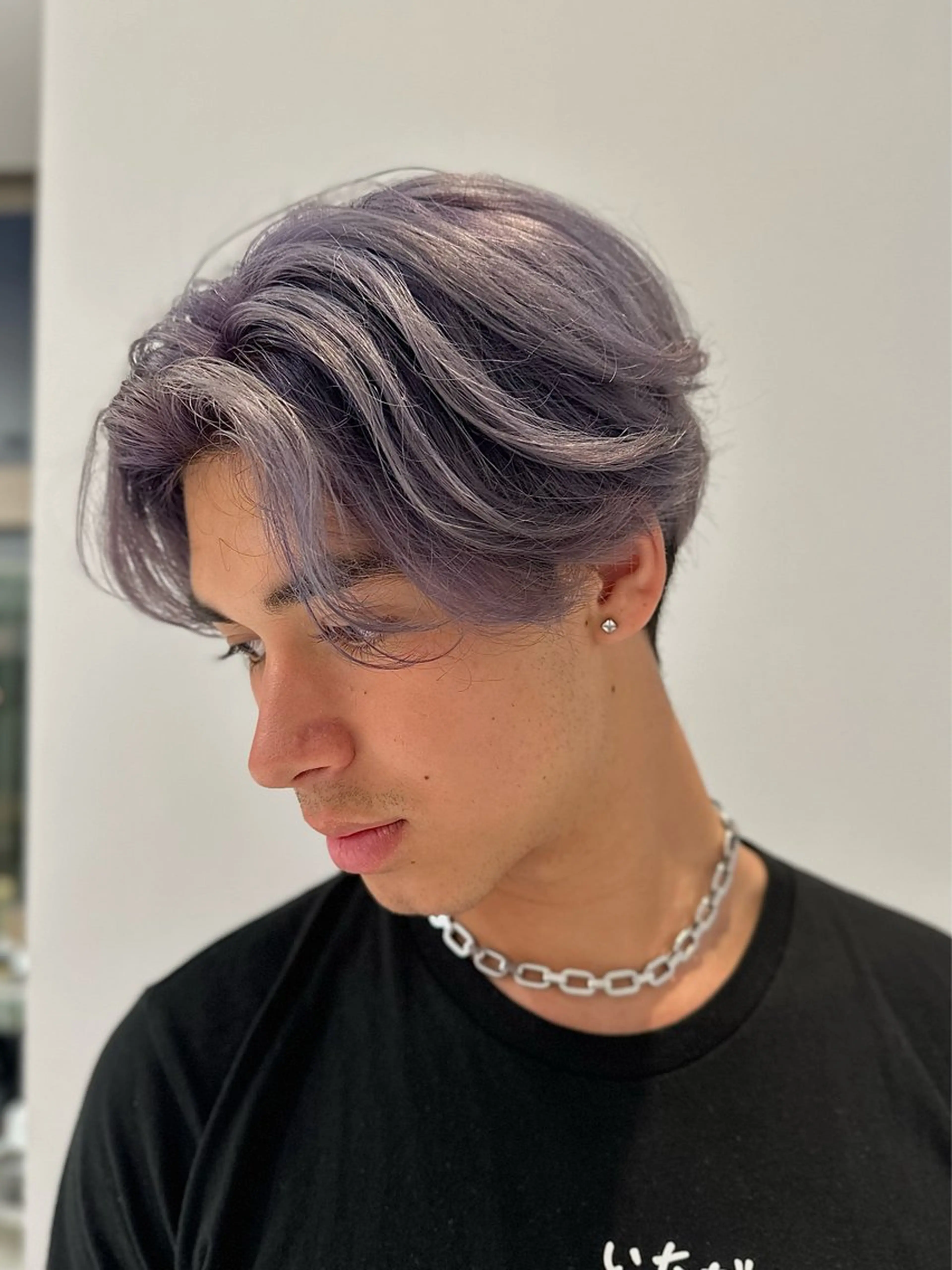 カラー メンズ メンズバレイヤージュ バレイヤージュ ラベンダーカラー エスポワール所属・YUSHI HORIUCHIのヘアスタイル