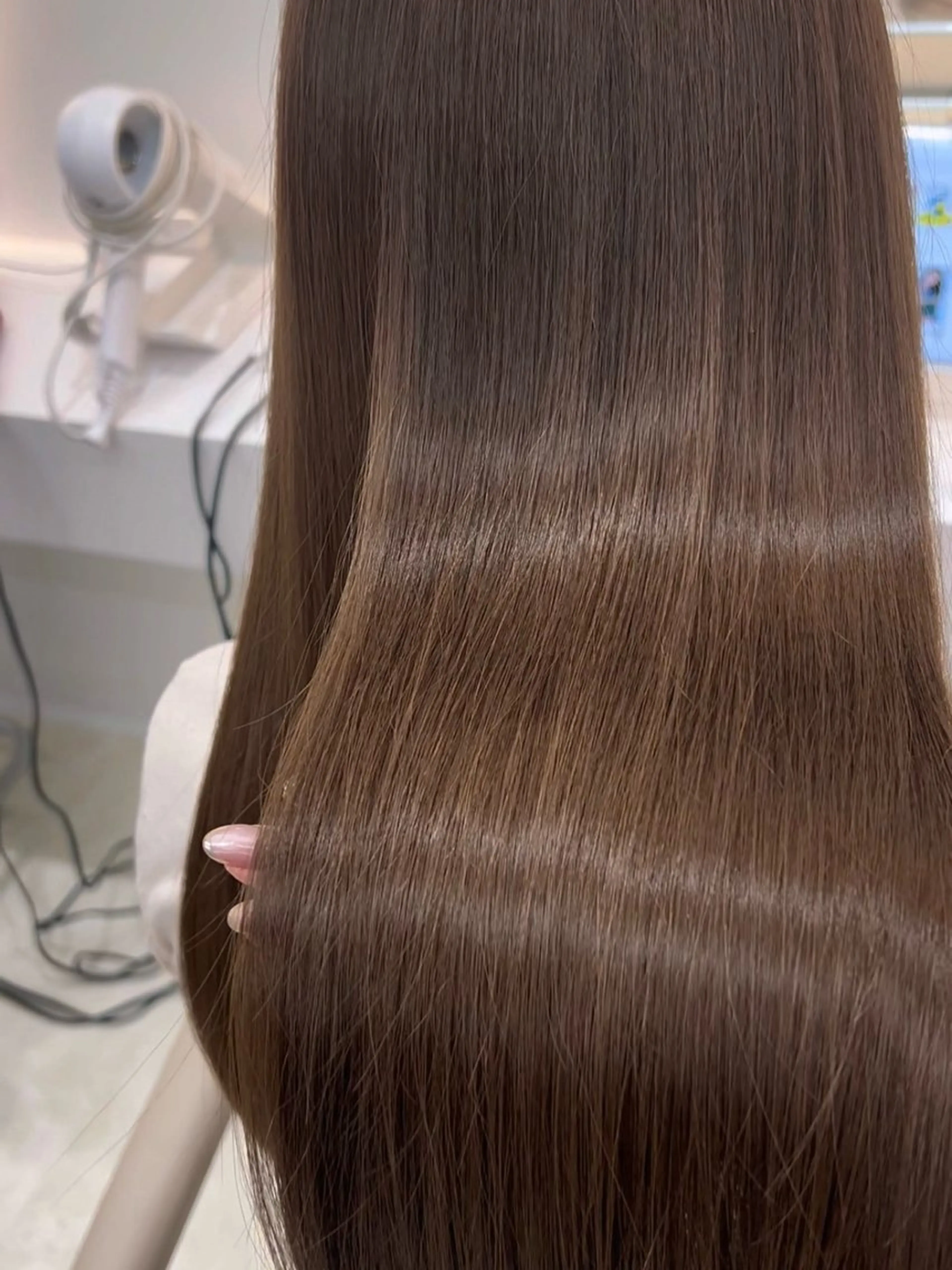 ロング 縮毛矯正 トリートメント IVE所属・ダブルカラー髪質改善 /Annaのヘアスタイル