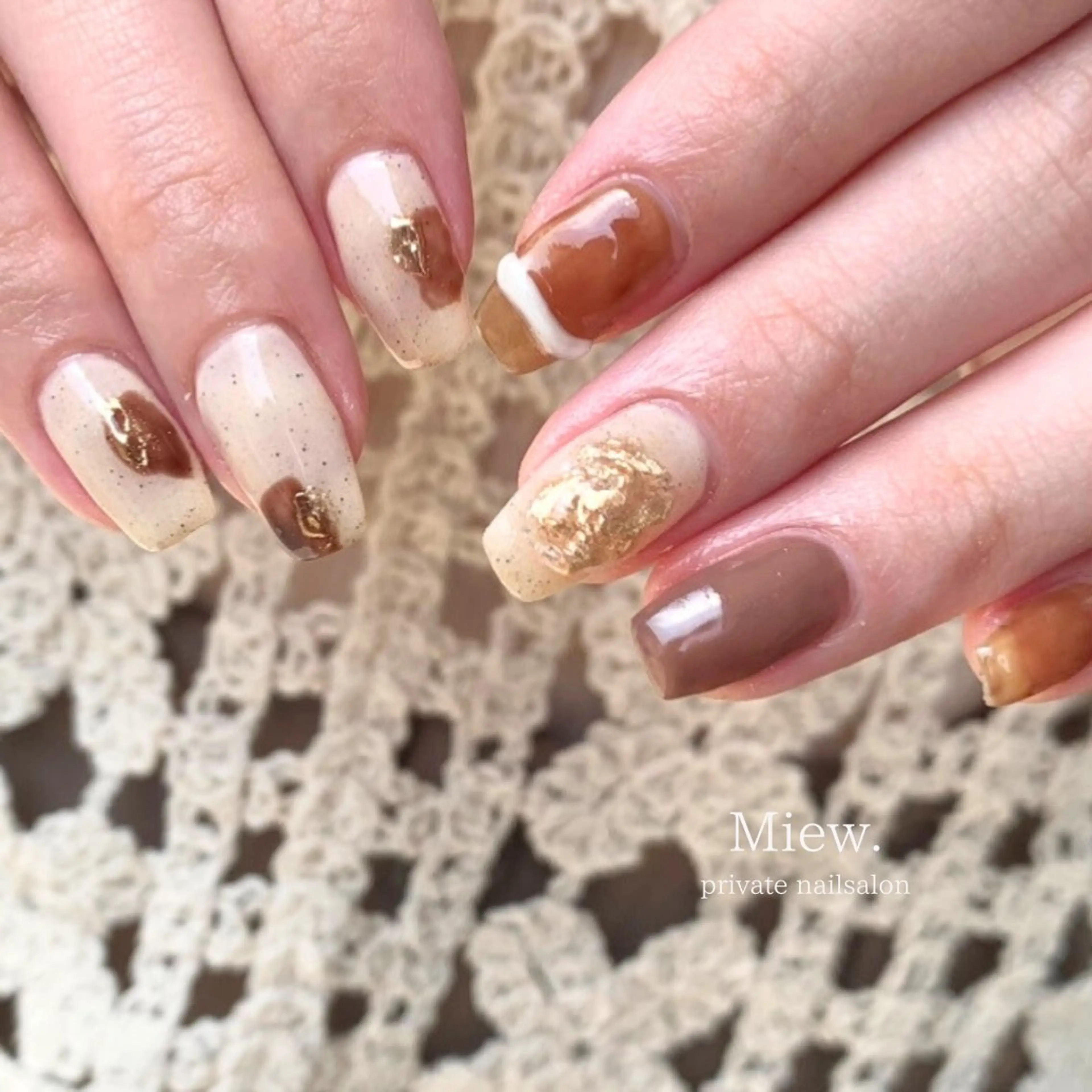 ネイル 持ち込み Mina🫧 【Miew.】のネイルデザイン
