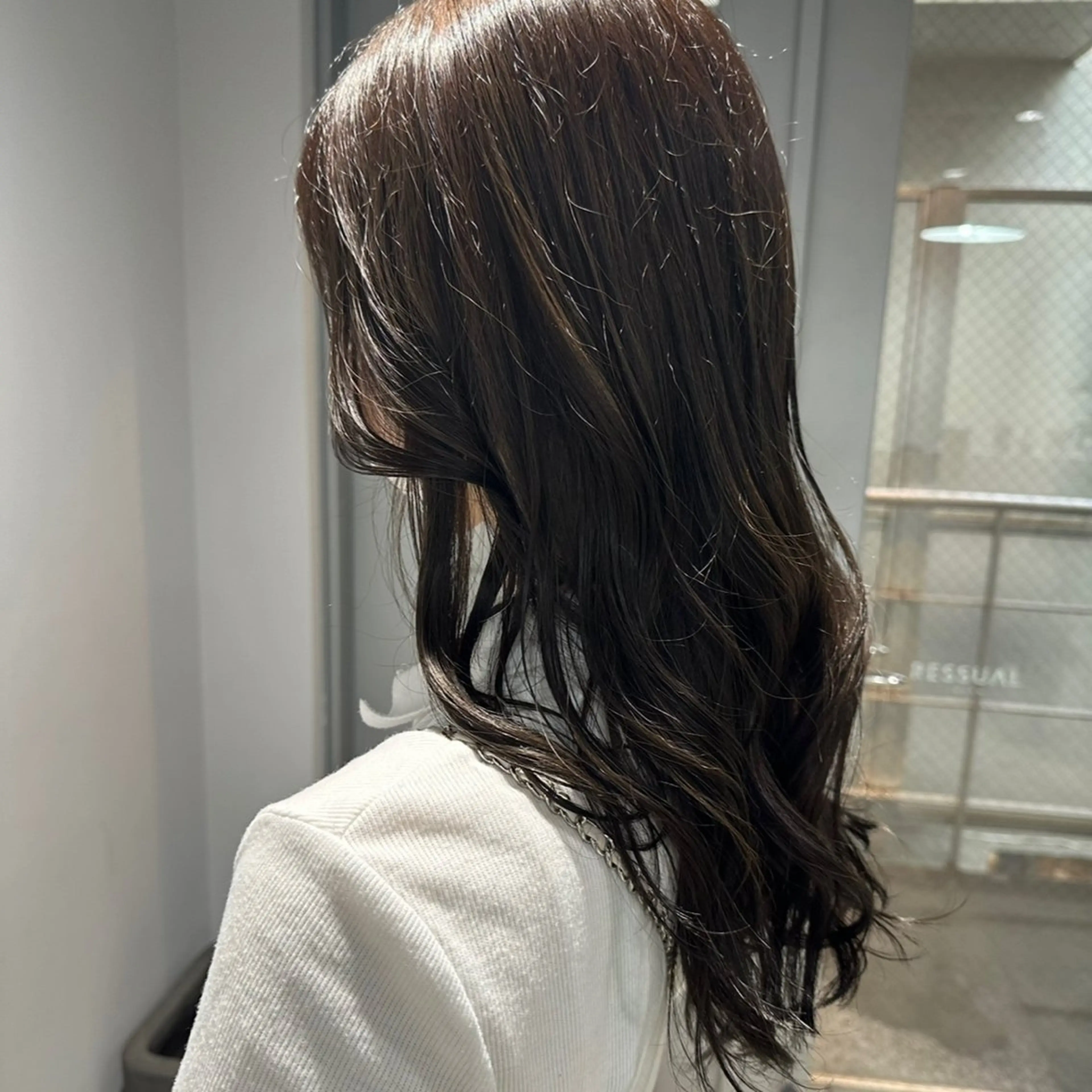 セミロング カラー ヘアカラー 骨格・似合わせカット 【原宿】Fukaのヘアスタイル