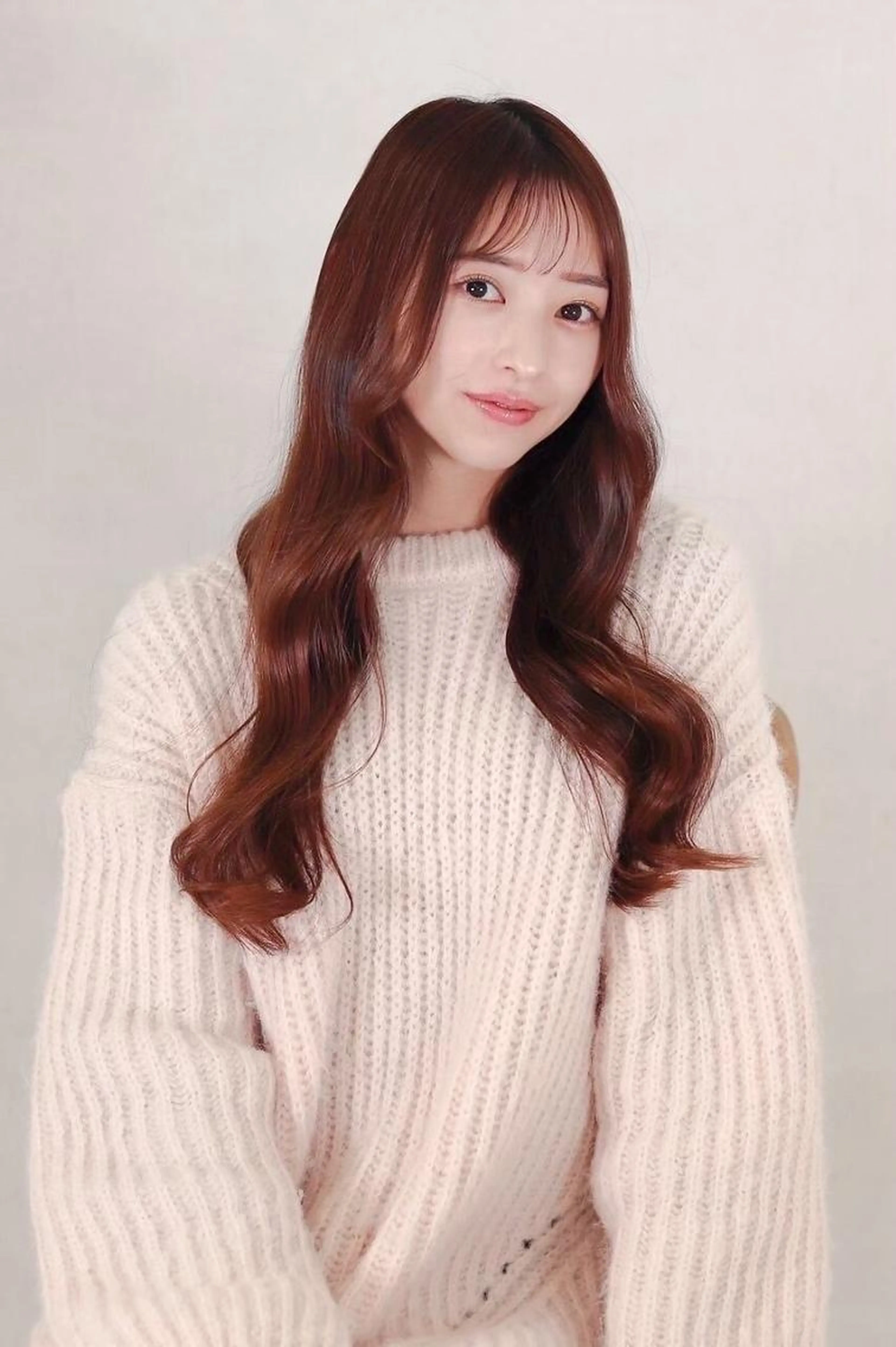 🉐人気クーポン🧬ピンクカラー🩷➕ケアTR➕コテ巻き 当日予約⭕️ ※土日祝+1100円(暖色系特化メニュー)の写真