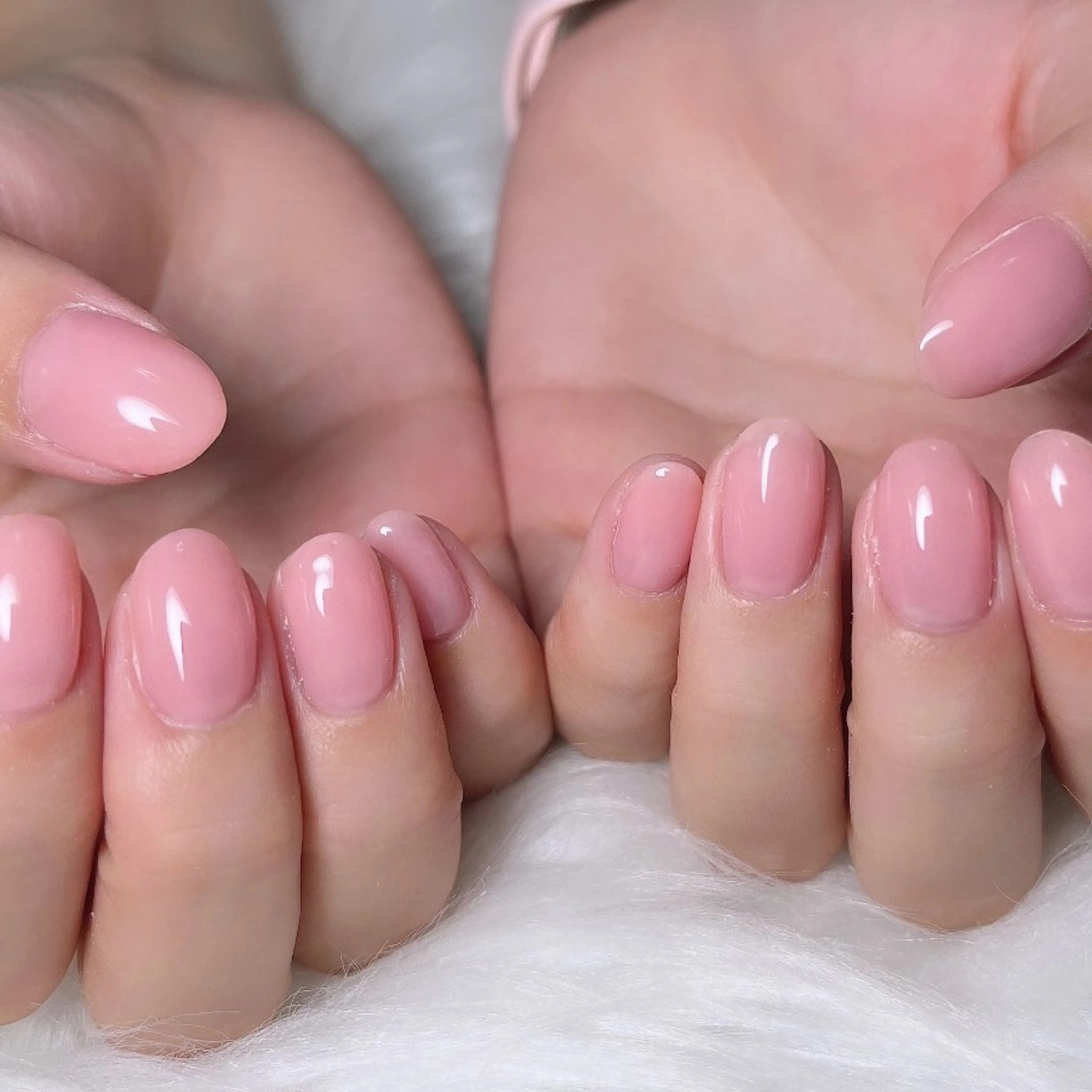 【ちゅるん♡】オフィスネイル💍就活向け🩰ワンカラーの写真