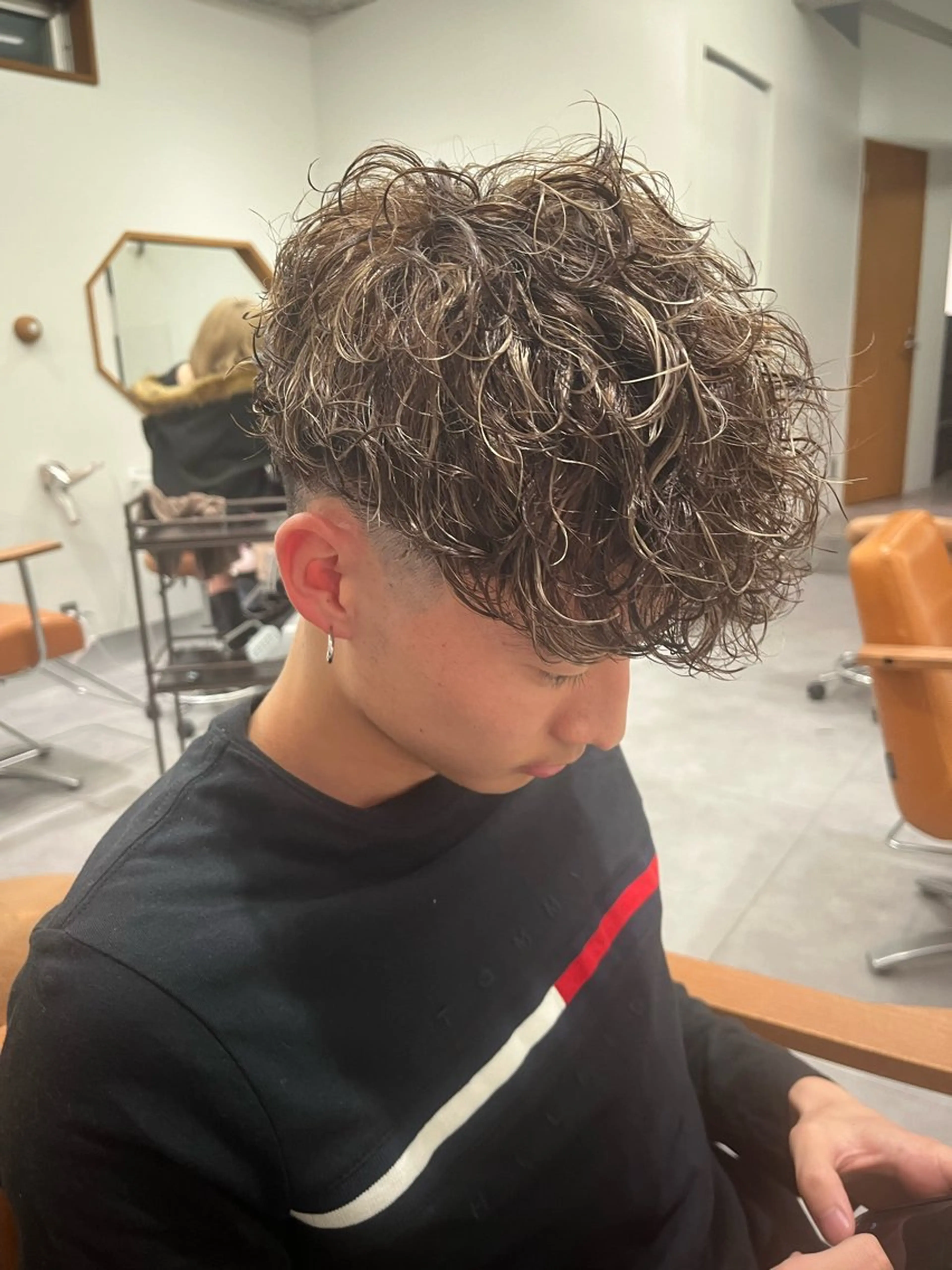 ショート カラー パーマ メンズ 【メンズ特化】 メンズパーマ/雄斗のヘアスタイル