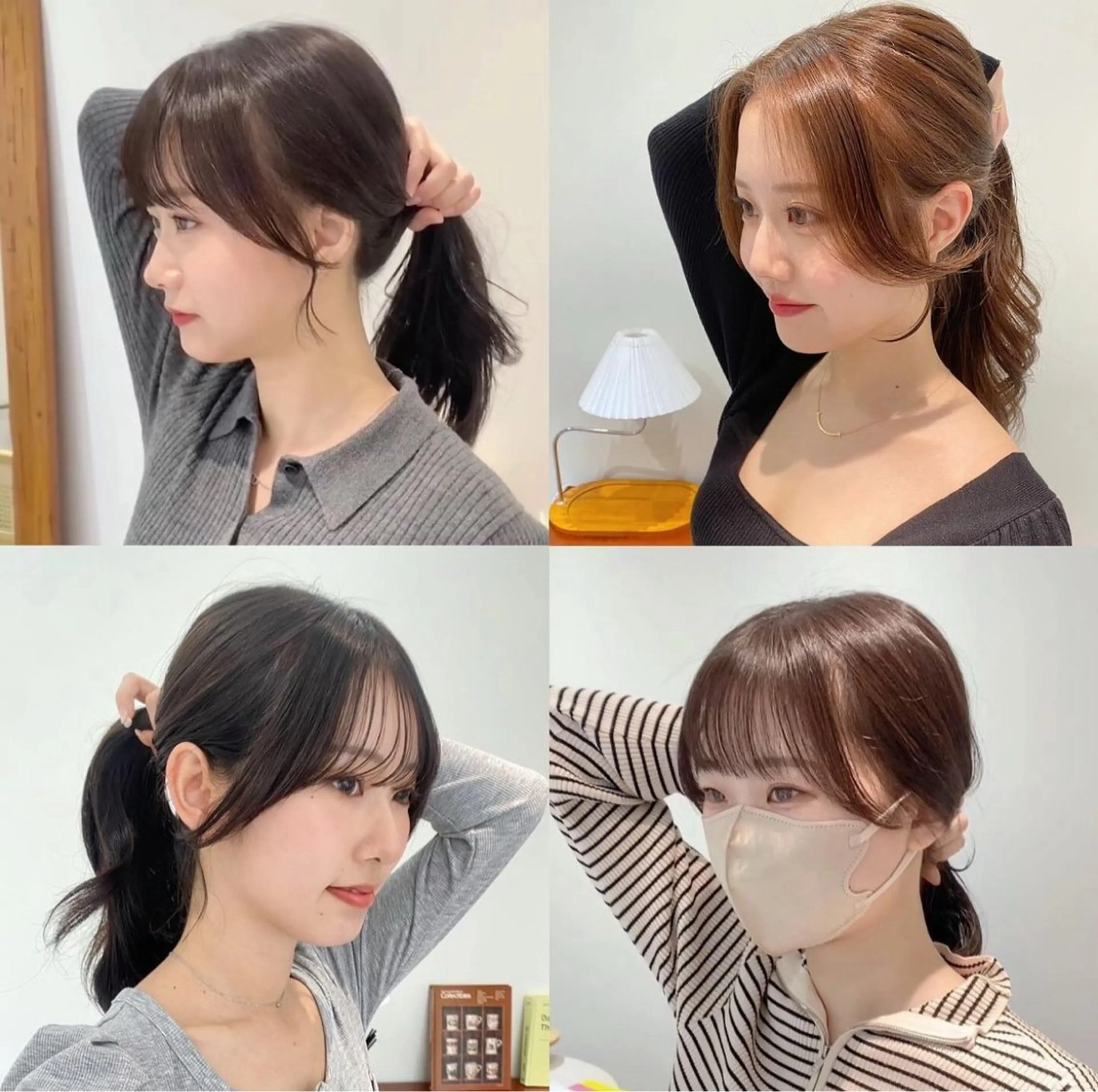 セミロング 顔周りカット 立川🤍韓国ヘア/ レイヤー🇰🇷🖤のヘアスタイル