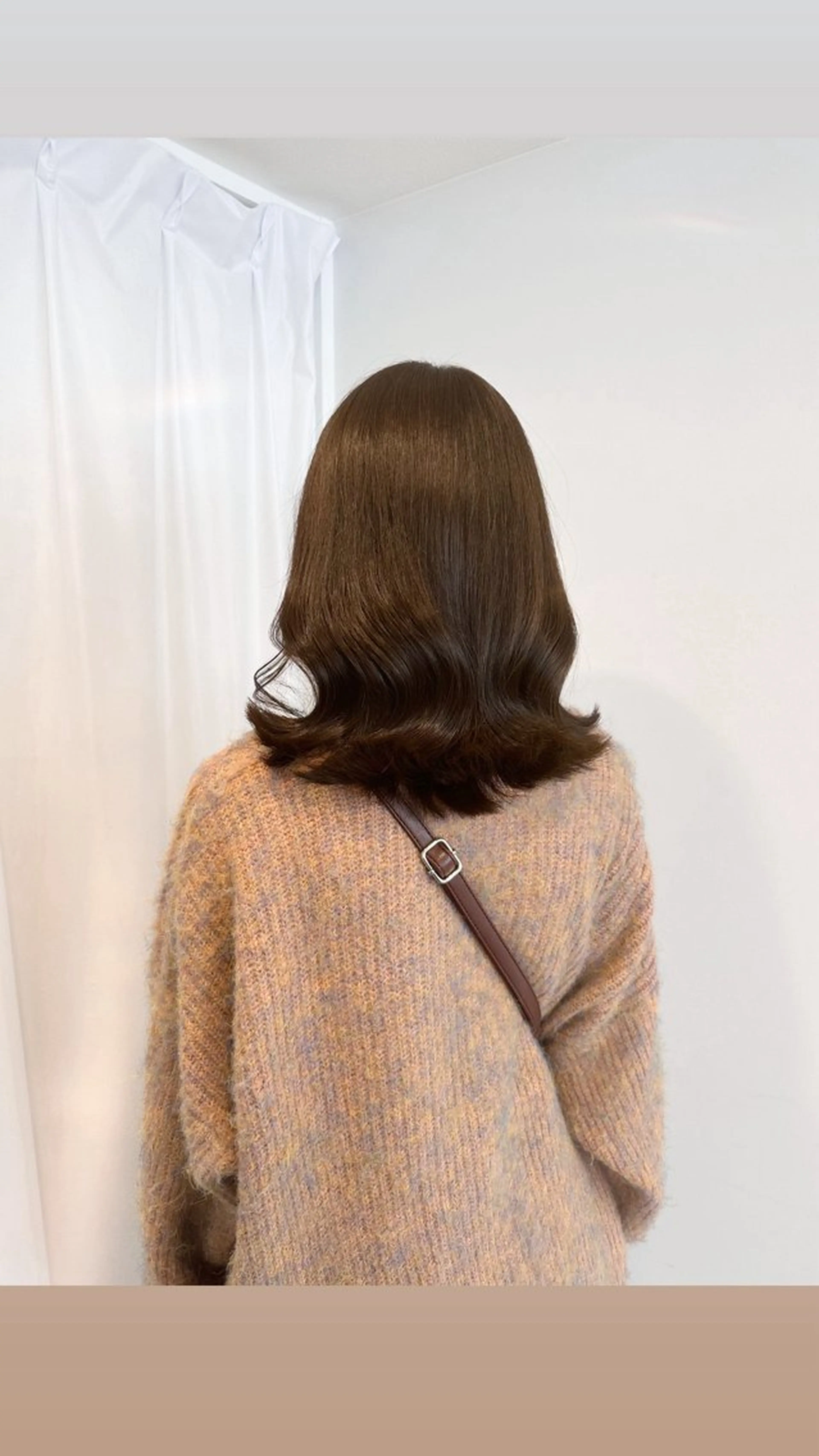 ミディアム ブリーチ/ニュアンス パーマ/hinaのヘアスタイル