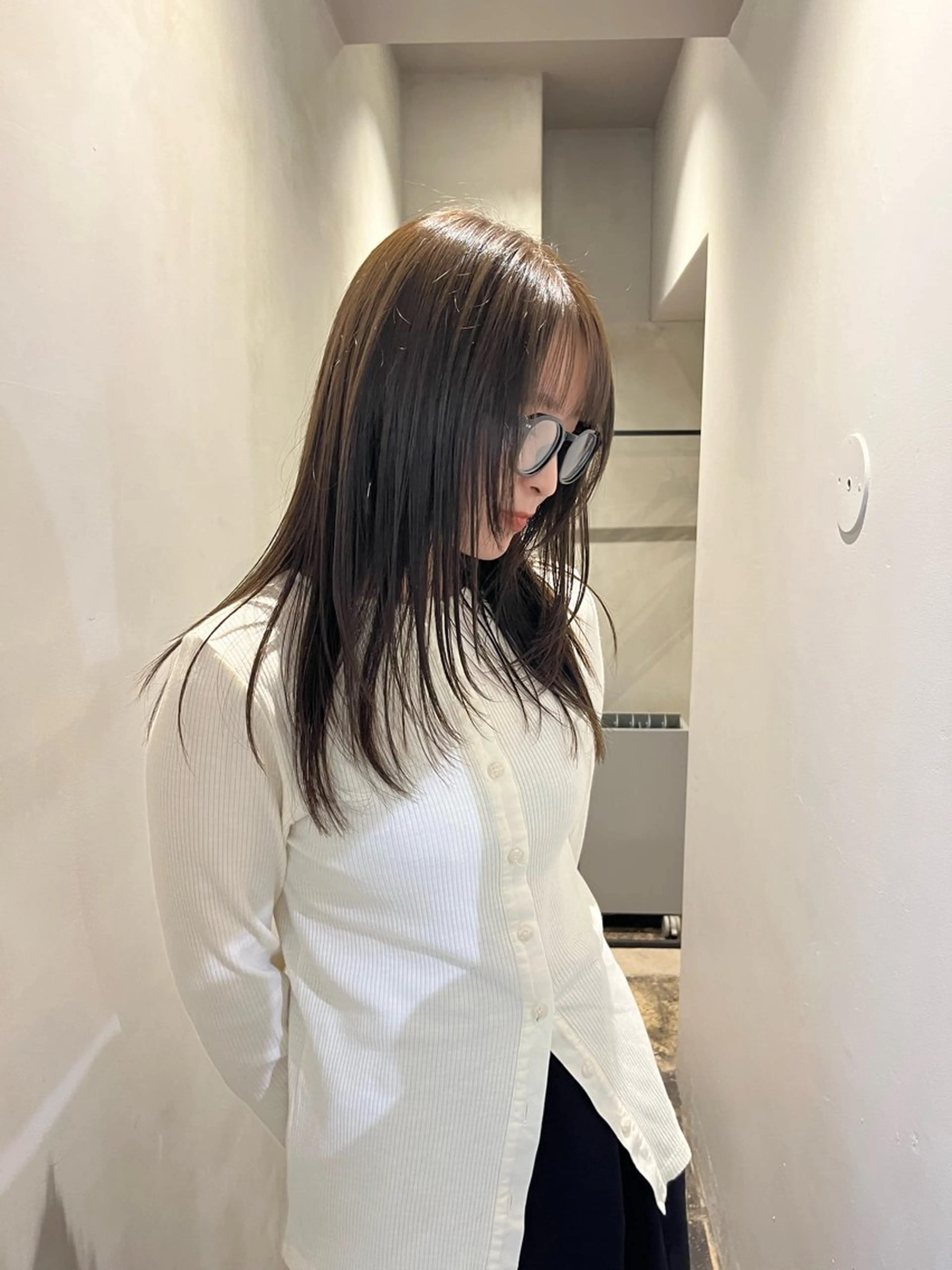 セミロング カラー ロエ平尾山荘所属・ショート/ハイライト /平尾/薬院/綜一郎のヘアスタイル