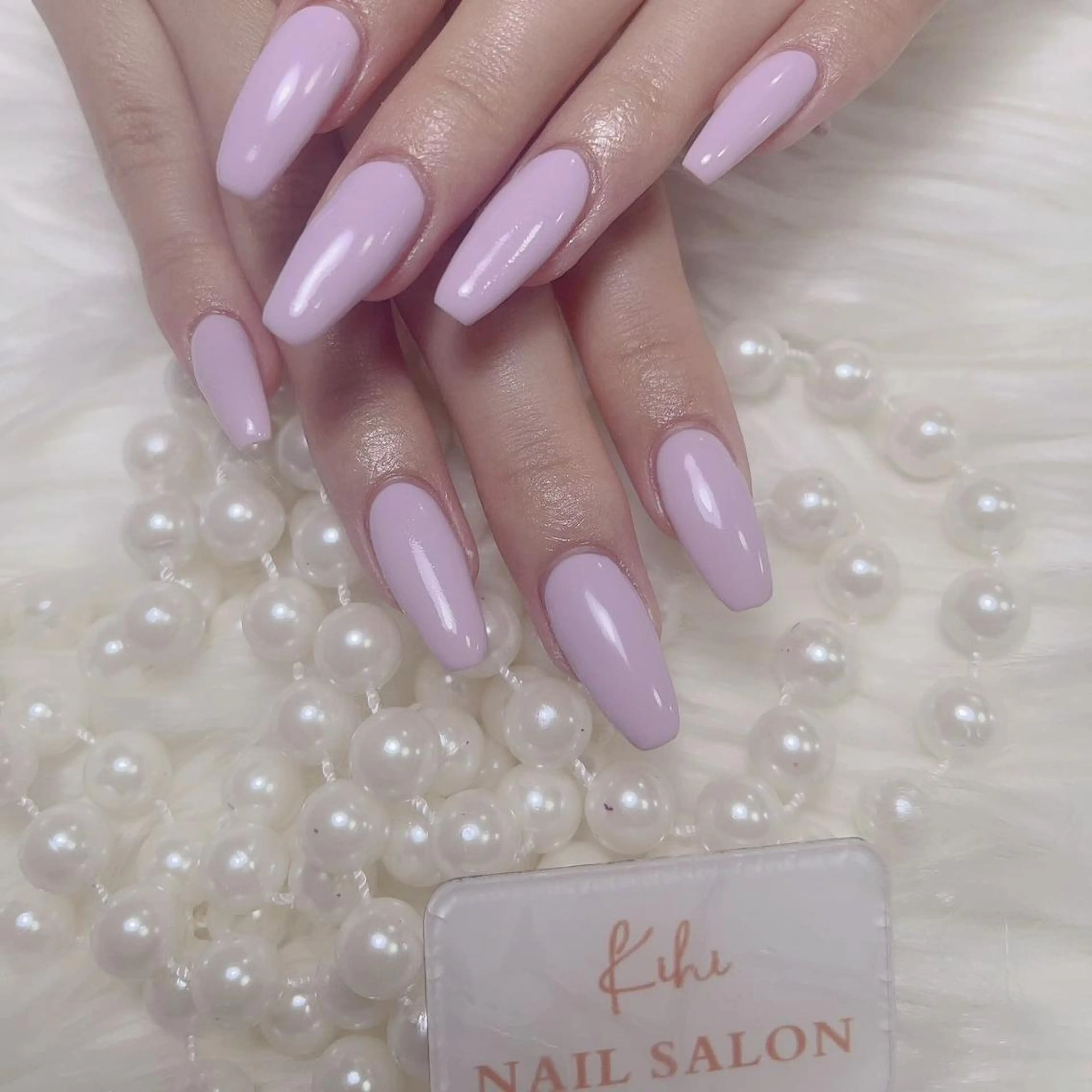 ネイル ワンカラーネイル ネイルチップ ハンドネイル 福島 みきのネイルデザイン