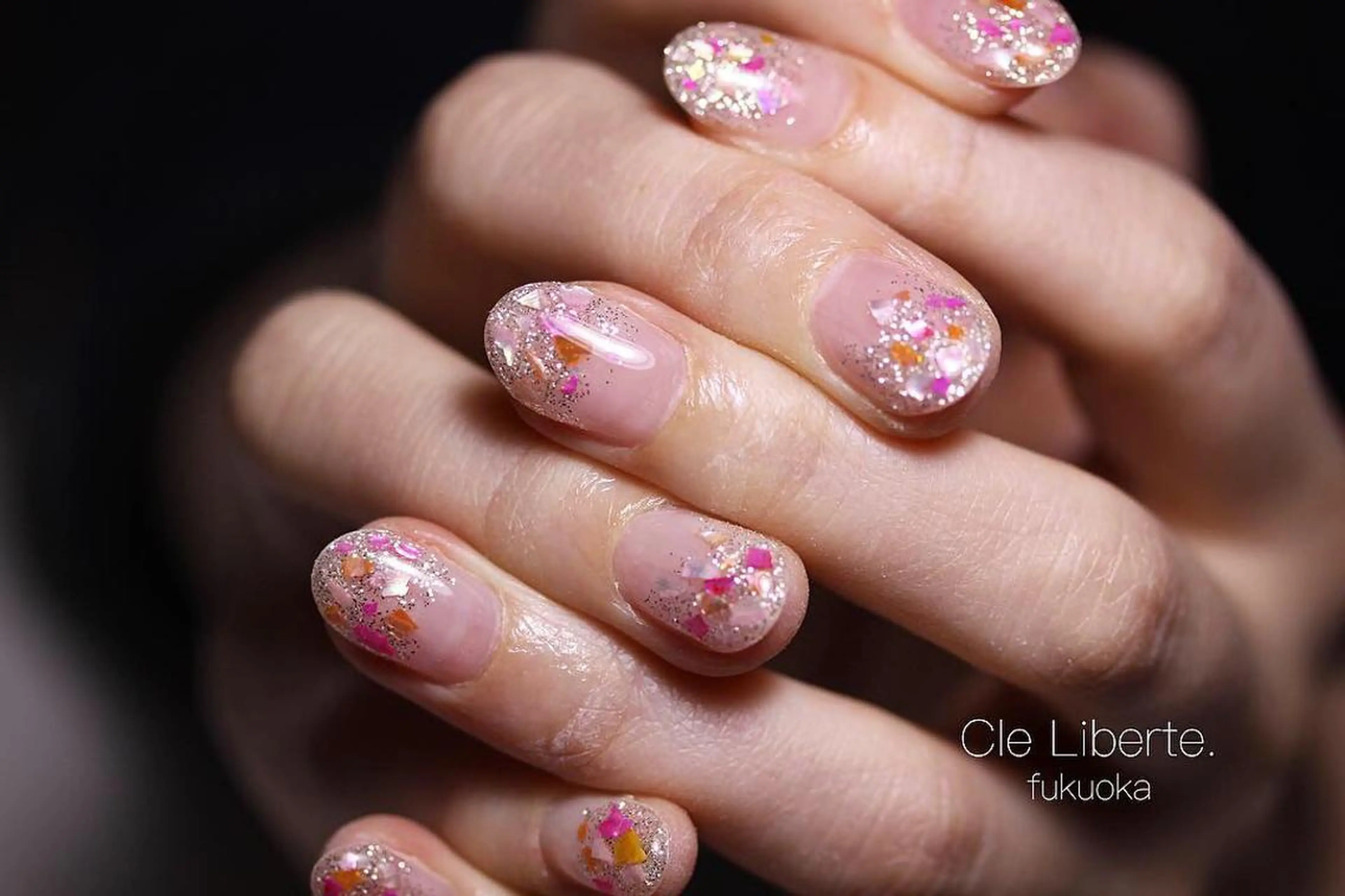 ネイル アートネイル フットネイル フレンチネイル キラキラネイル スカルプネイル Elio所属・Elio 国泰寺のネイルデザイン