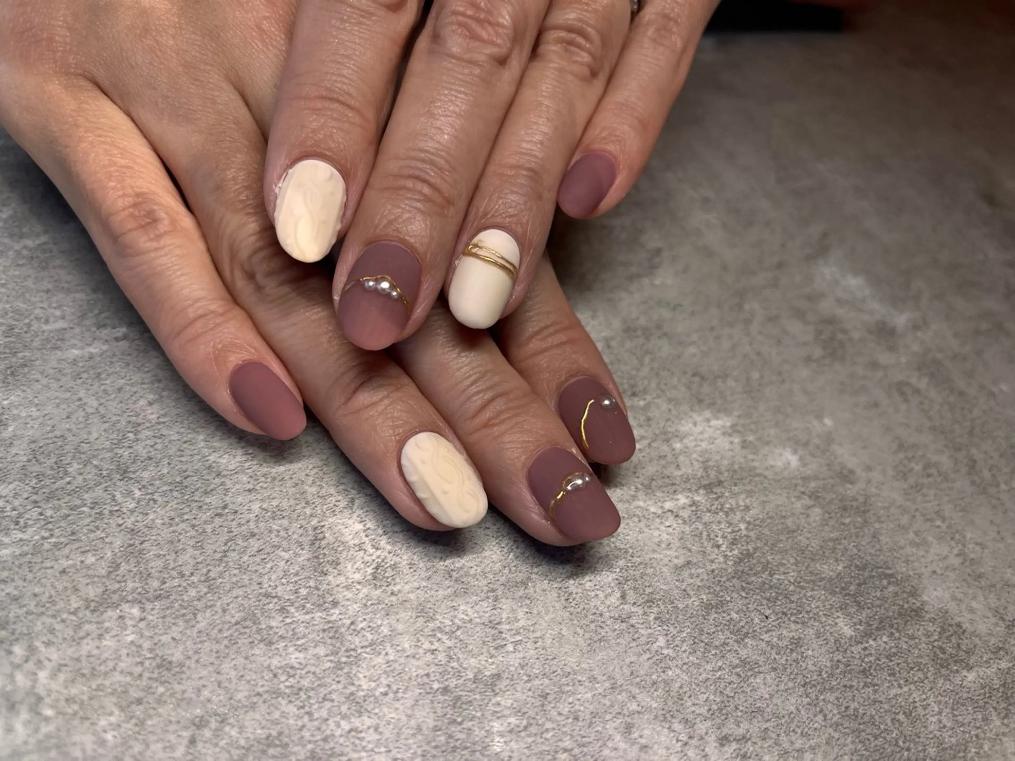 ネイル マットネイル FUKA🌞 je belle 三鷹のネイルデザイン