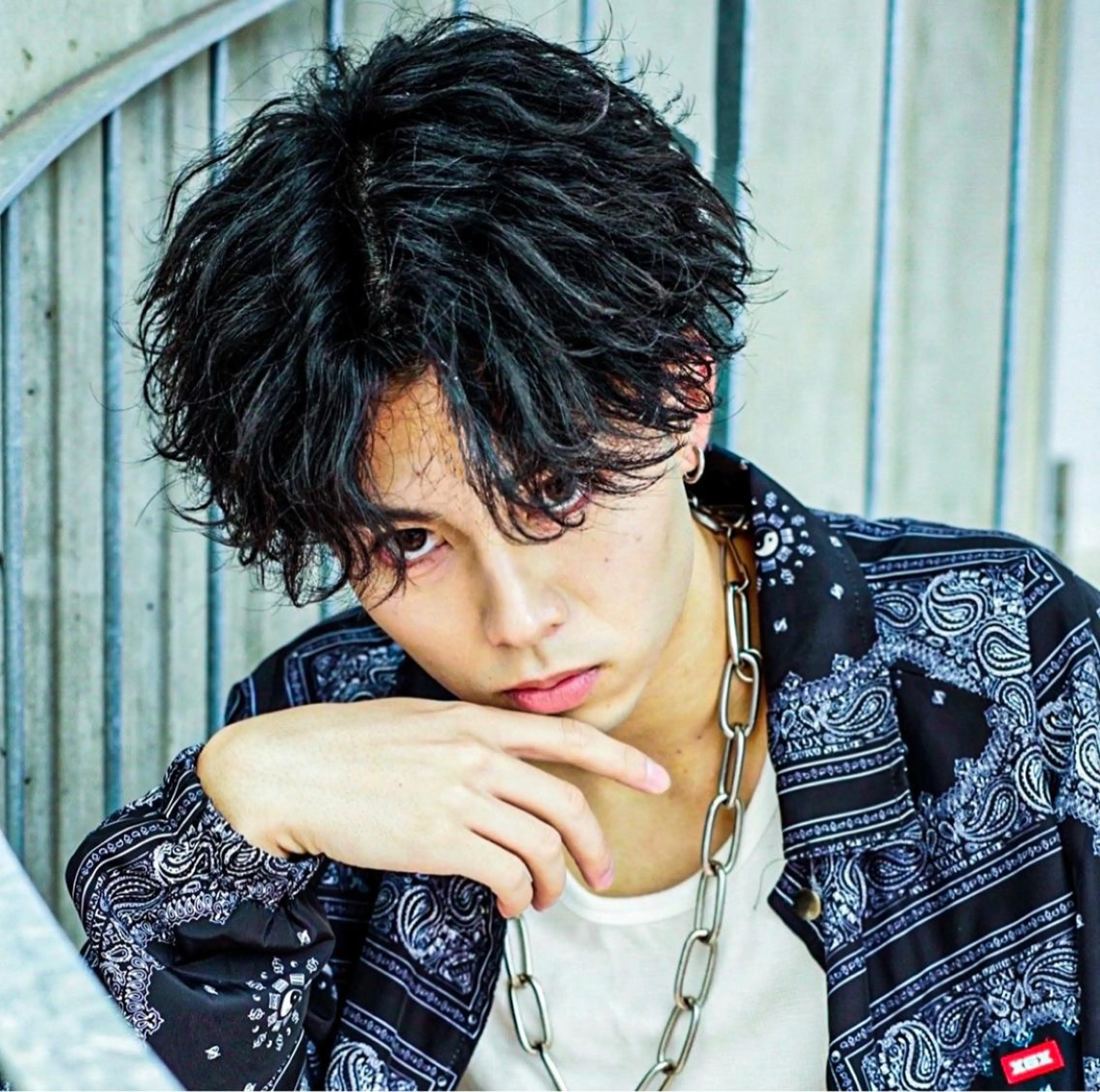 ショート カラー パーマ ヘアアレンジ メンズ キッズ ゴールド所属・圧倒的に過去1/ メンズ美容師/ゆきとのヘアスタイル