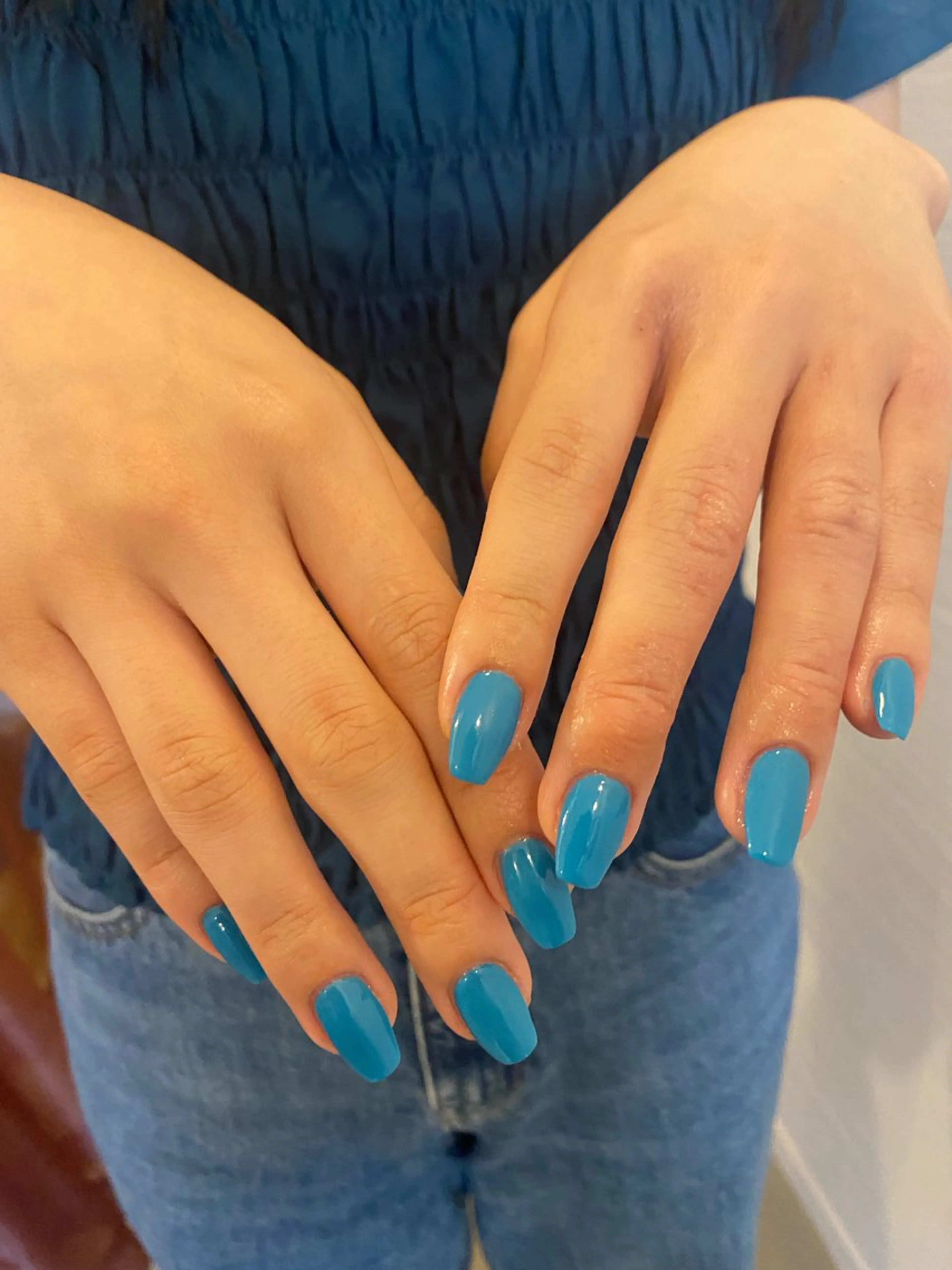 ワンカラーネイル(オフ込み)の写真