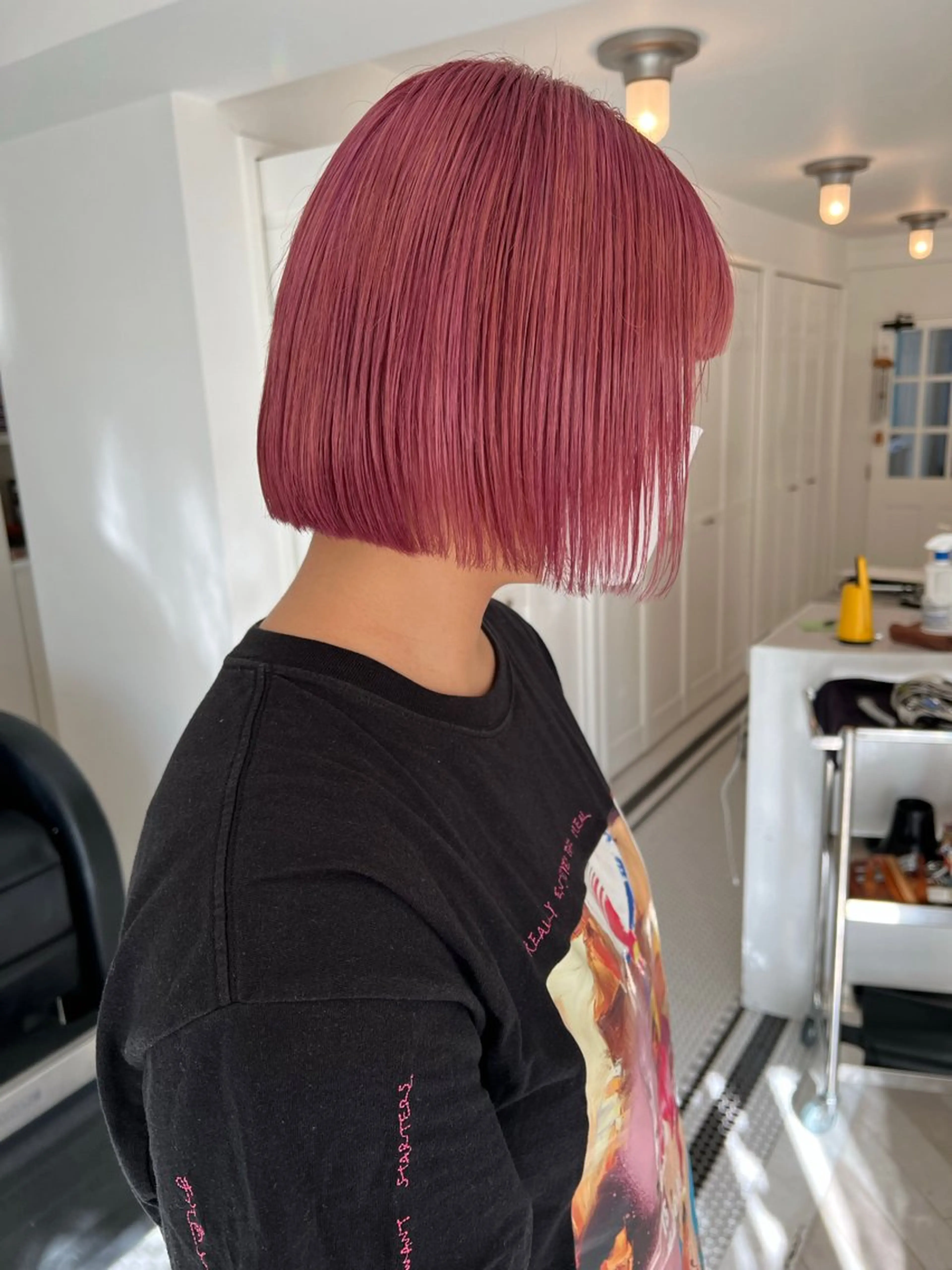 カラー ヘアカラー ブリーチカラー🎀 韓国風/寺門美優のヘアスタイル