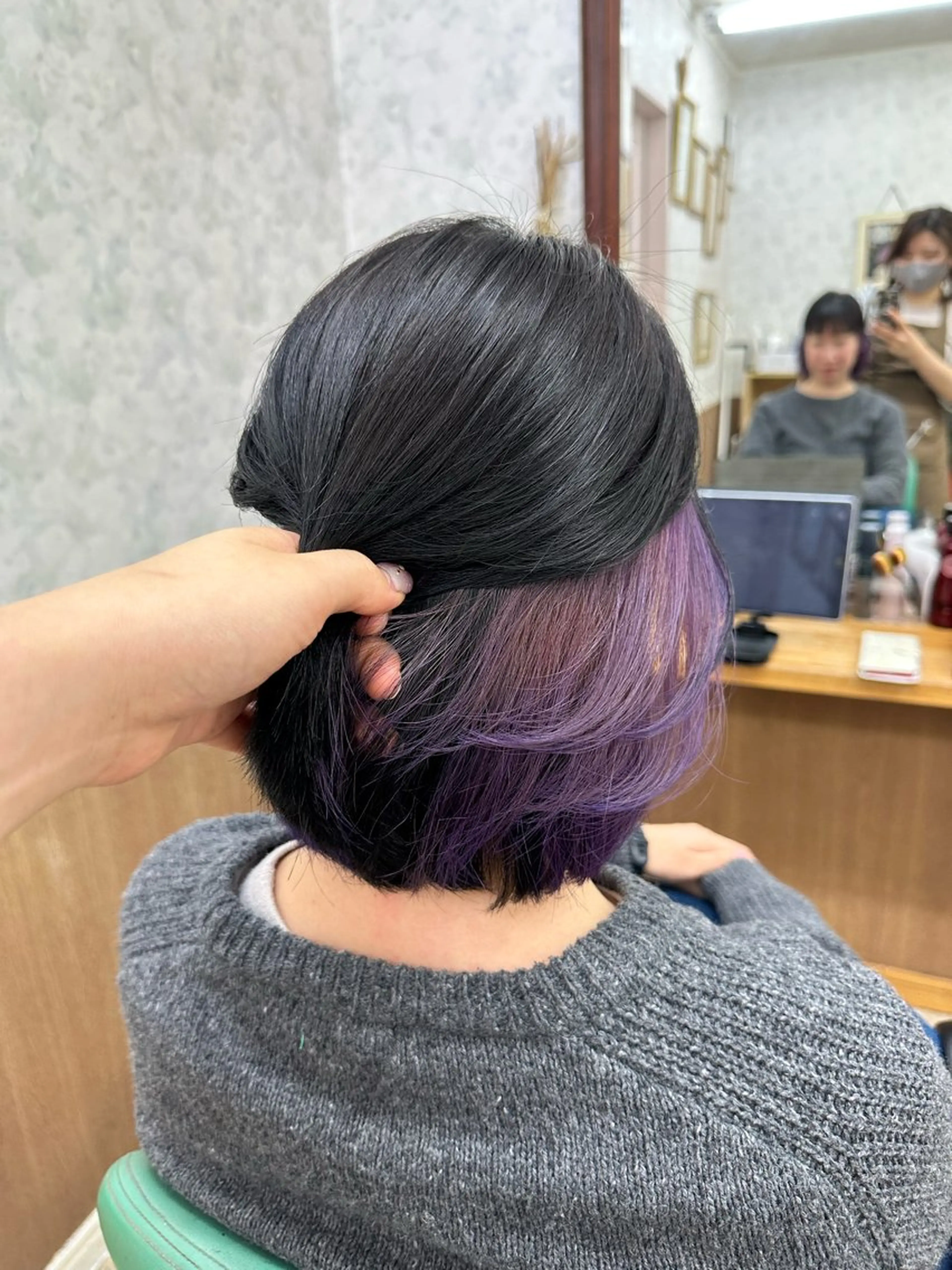 ミディアム カラー 髪質改善のプロ✨りな さんのヘアスタイル