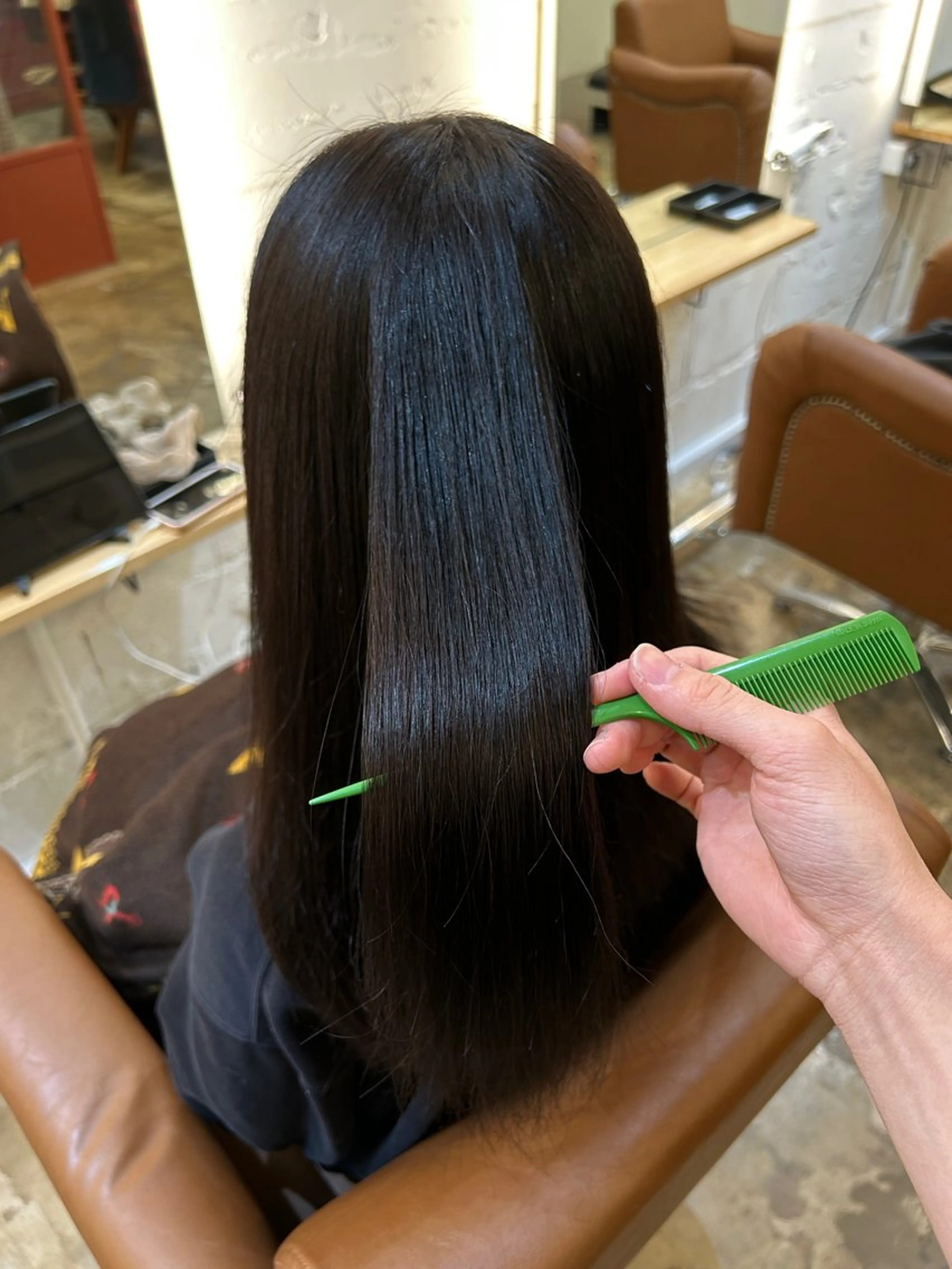 ロング カラー AMBERGLEAM Hair&Cloth Yoga所属・Ryo☘縮毛矯正/ メンズ/ブリーチ/のヘアスタイル