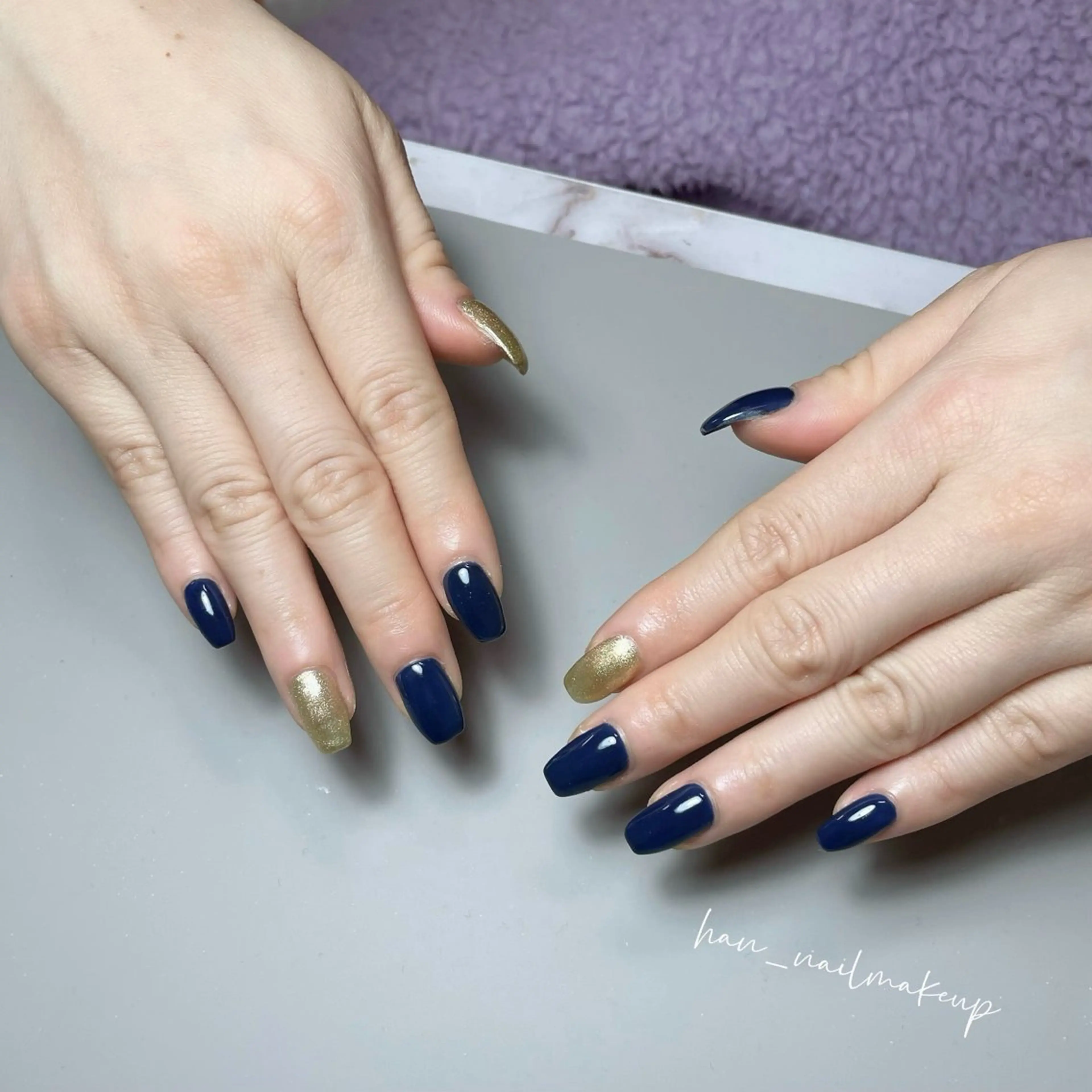 ネイル ハンドネイル Han Nail 【y&m】のネイルデザイン