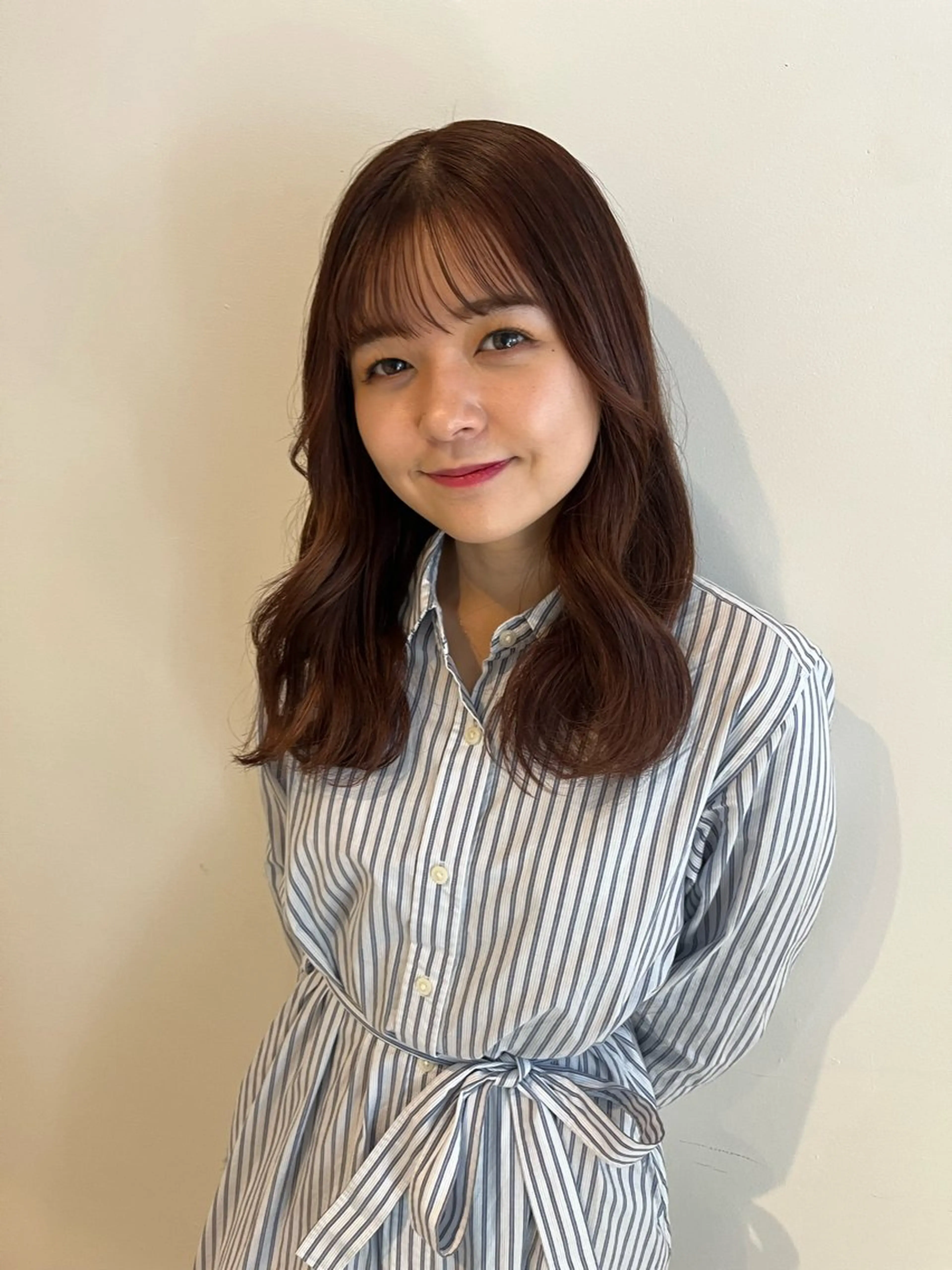 セミロング ALLYS 渋谷店所属・最高級の艶のある カラーmei🎨のヘアスタイル