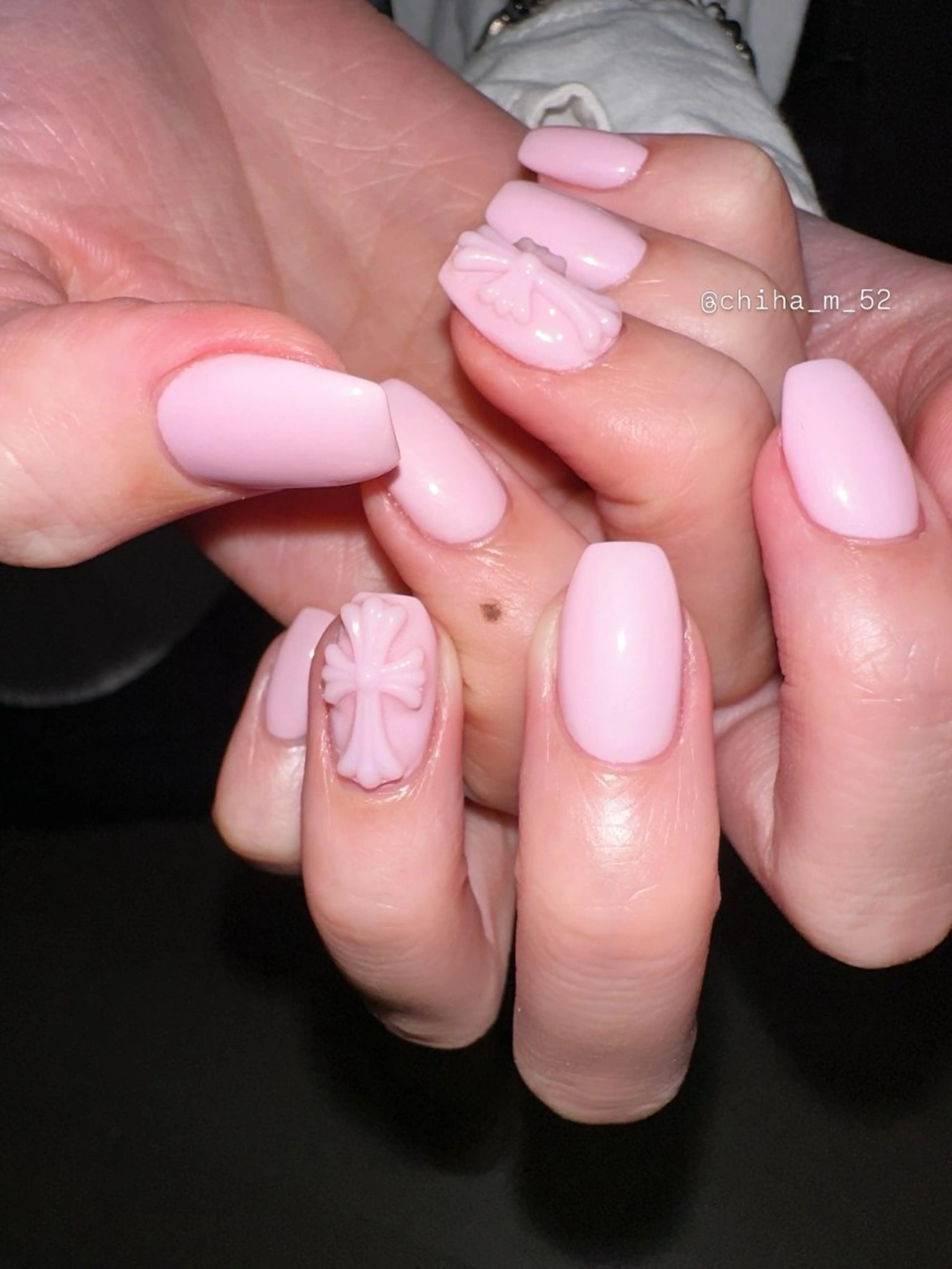 ネイル ピンク ハンドネイル チハル ミチハタのネイルデザイン