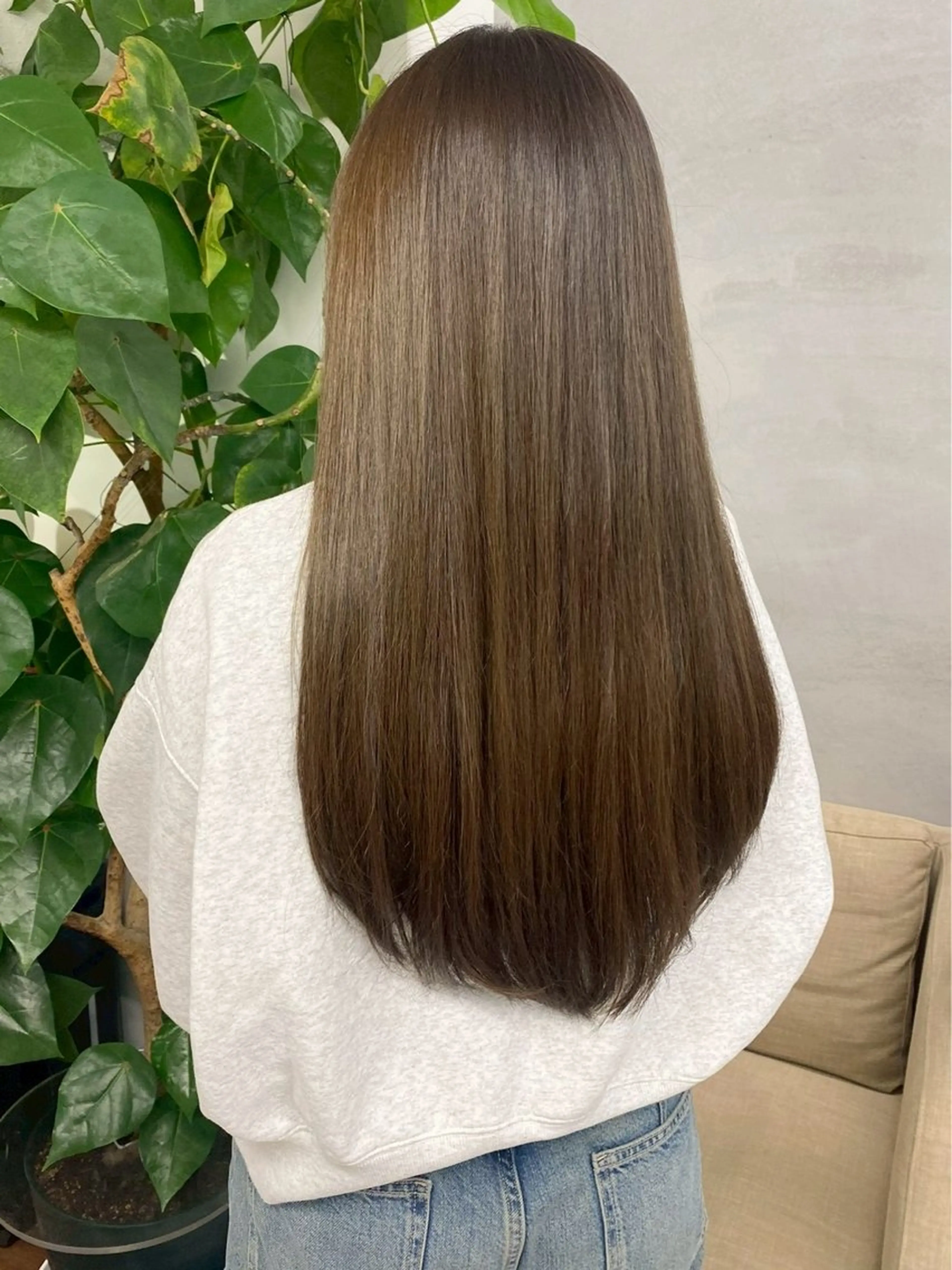 ロング カラー ブラウンカラー オリーブブラウン ヘアカラー sopi  by invitation所属・ ここね︎︎/透明 感カラー/ナチュラルのヘアスタイル