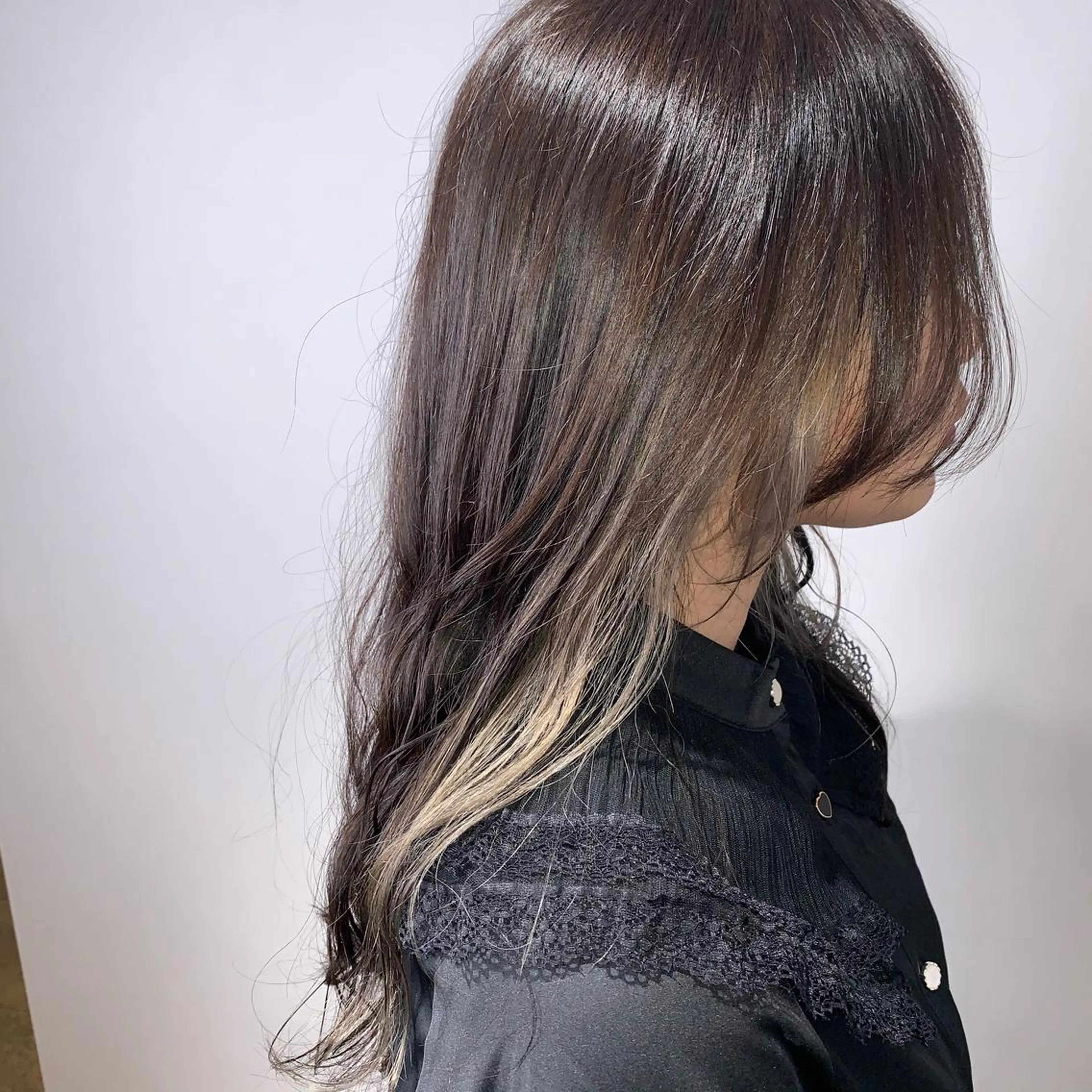 ミディアム カラー ブリーチ 中島 直哉のヘアスタイル