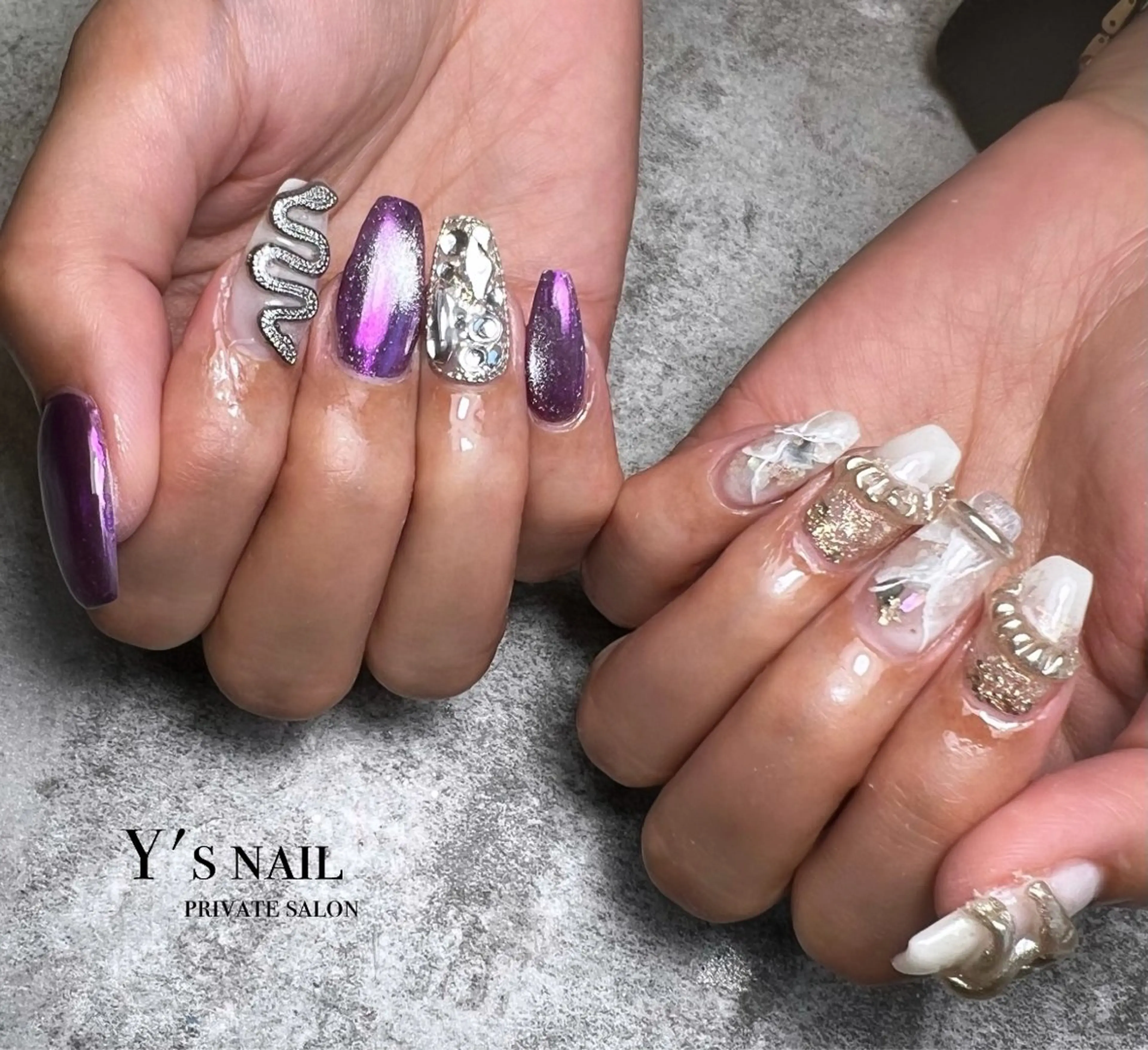 ネイル ハンドネイル Y's nail ˚✧₊YUIのネイルデザイン