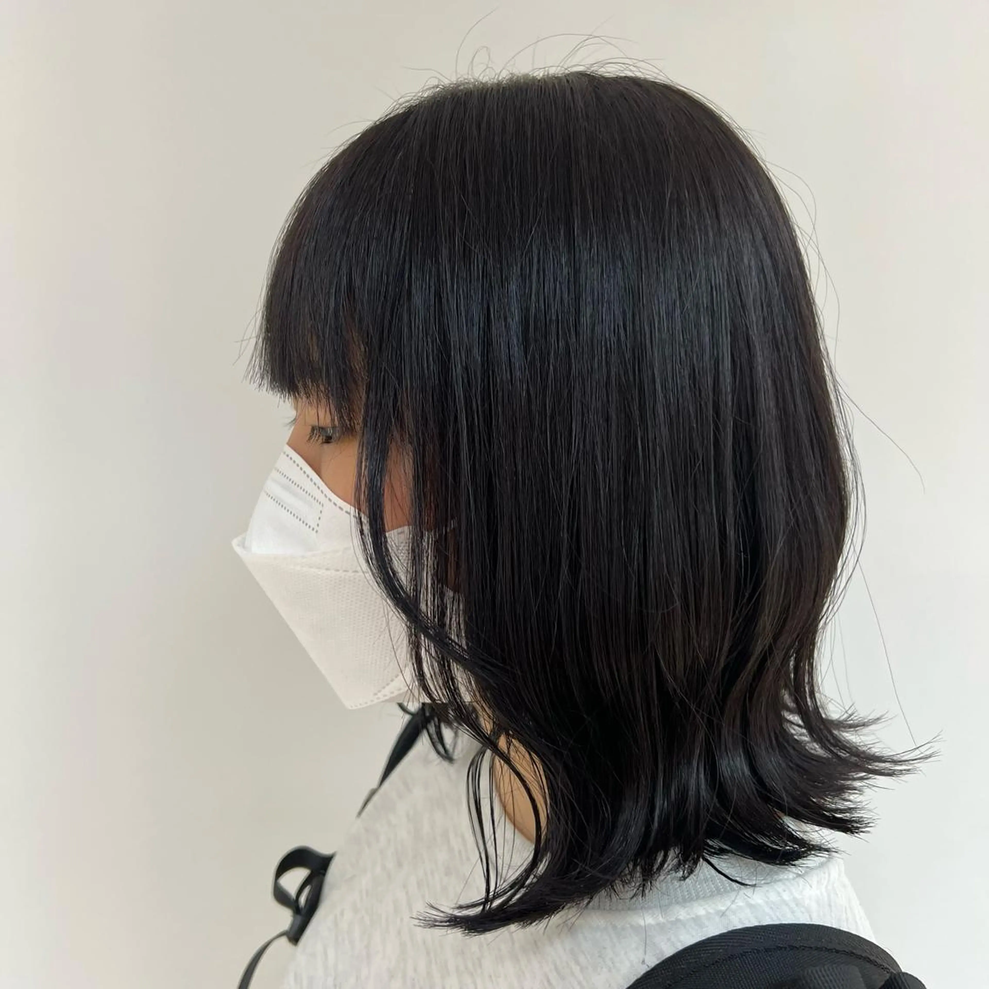 ミディアム カラー ヘアアレンジ 黒髪 ✨ショート・ボブ✨ 🌿‬宮脇 彩華🌿のヘアスタイル