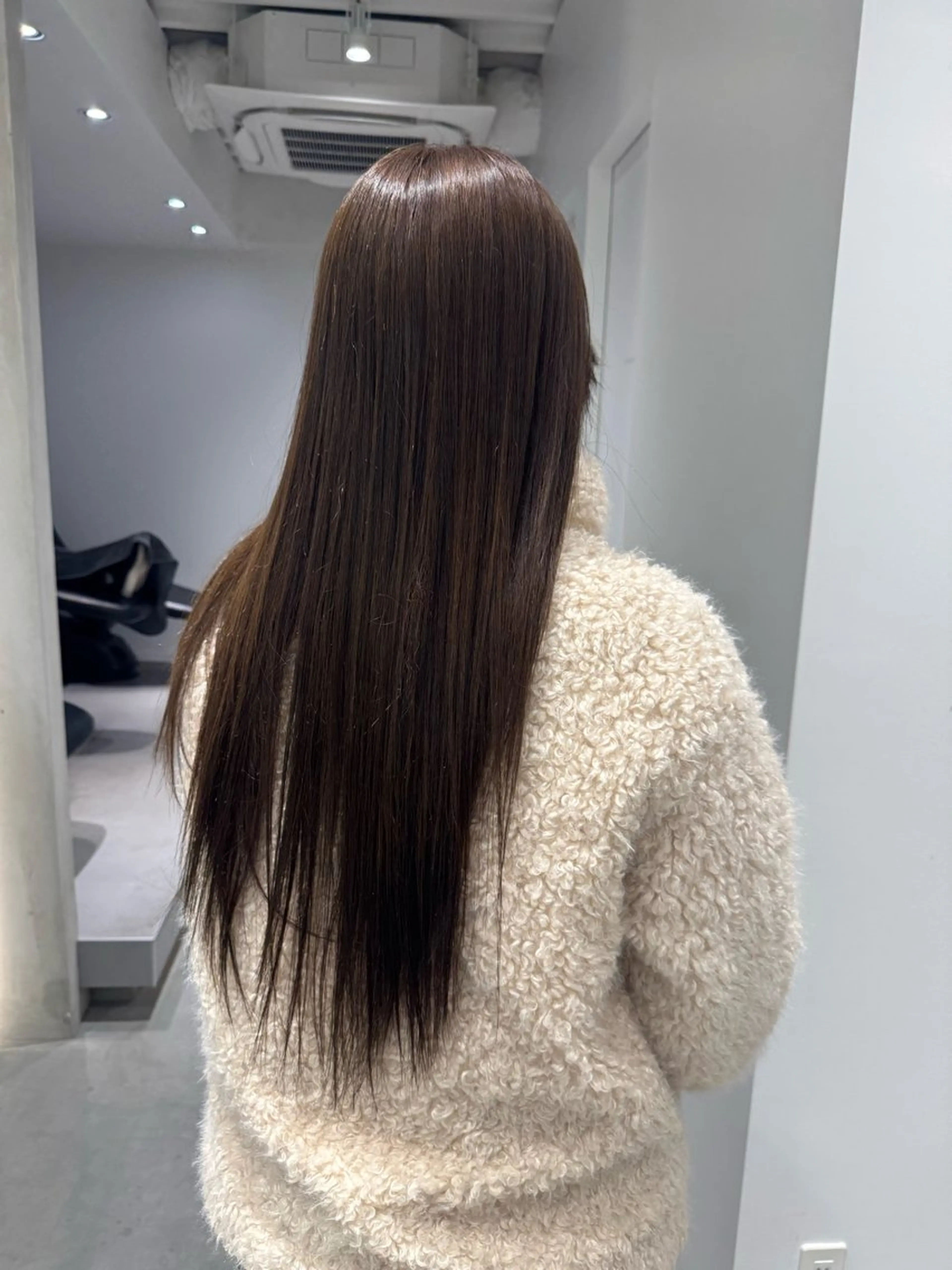 ロング カラー ヘアカラー ナカバチ ユイ🌼 Rizm greenのヘアスタイル