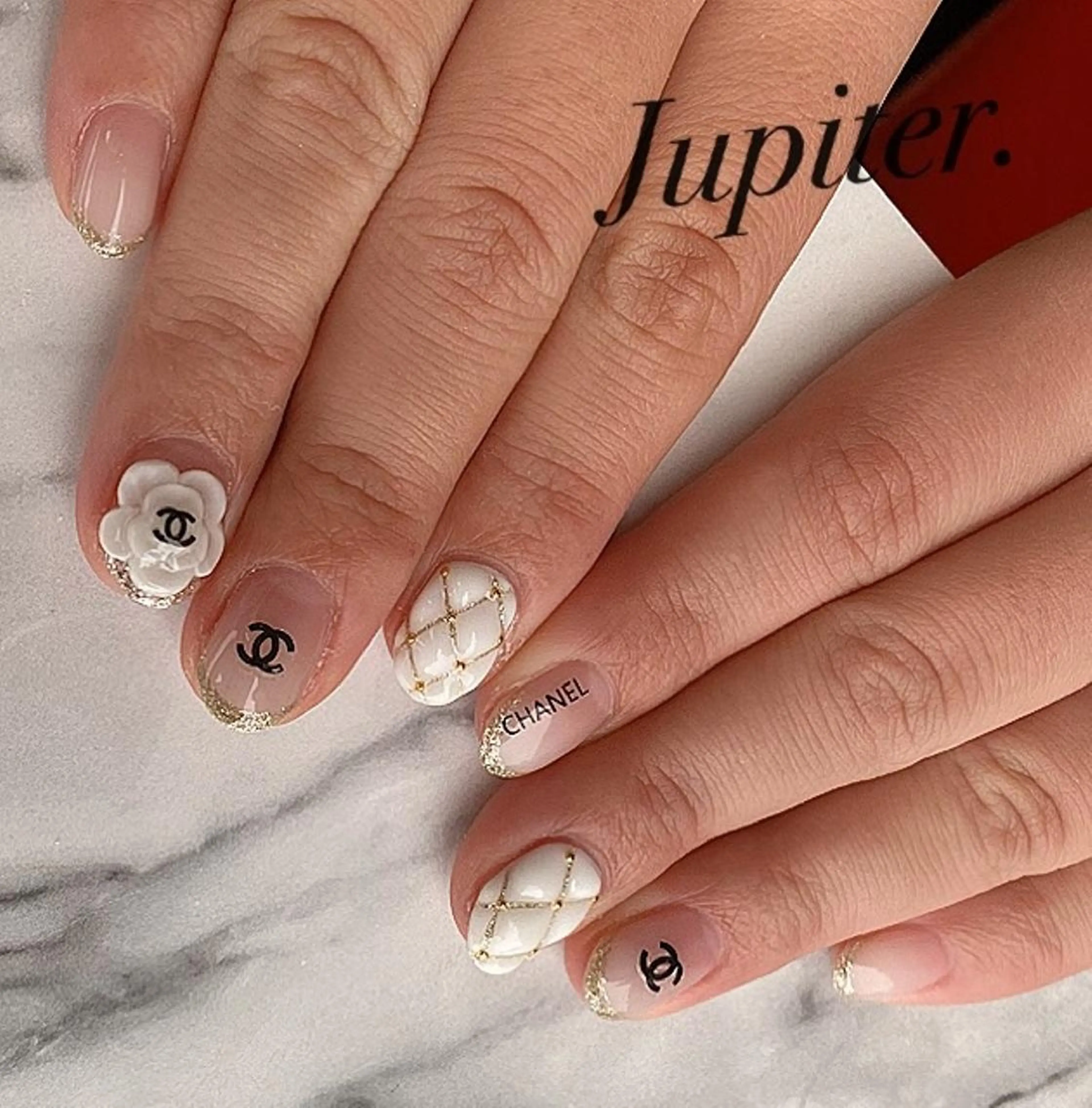 ネイル フラワーネイル ハンドネイル PrivateSalon Jupiter所属・Jupiter .のネイルデザイン