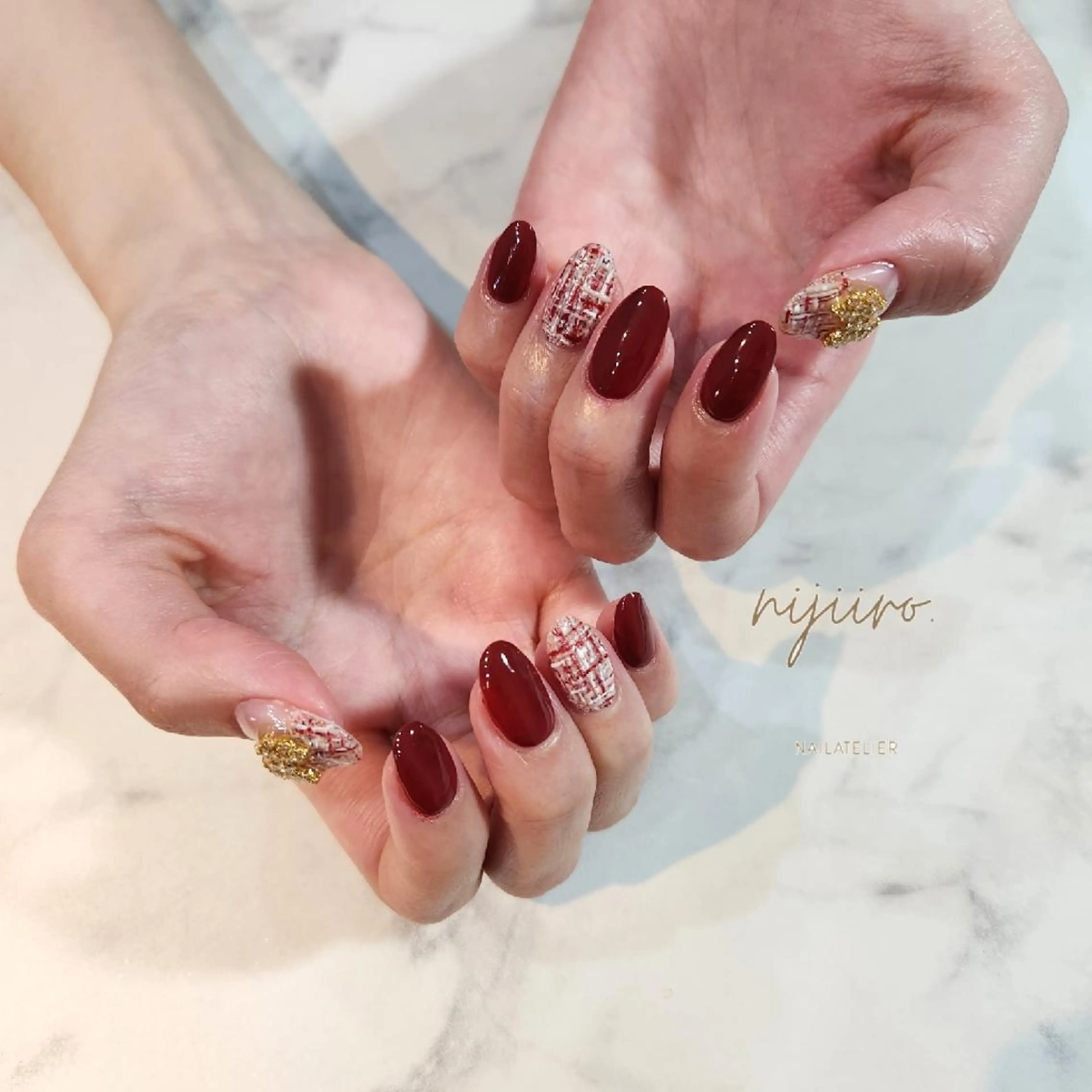 ネイル ハンドネイル nailatelier nijiiro.所属・nijiiro🌈 サトウのネイルデザイン